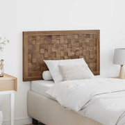 vidaXL Hoofdbord Wandgemonteerd Naturel 100 cm Massief Teakhout