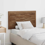 vidaXL Hoofdbord Wandgemonteerd Naturel 100 cm Massief Teakhout