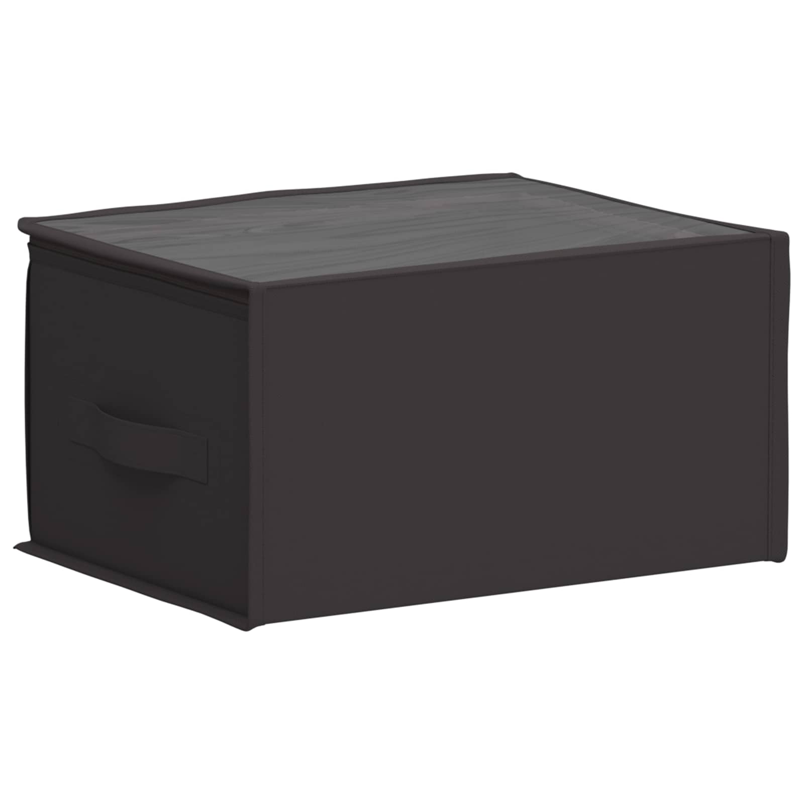 vidaXL Opbergdoos met transparant bovenvenster 6 stuks grijs