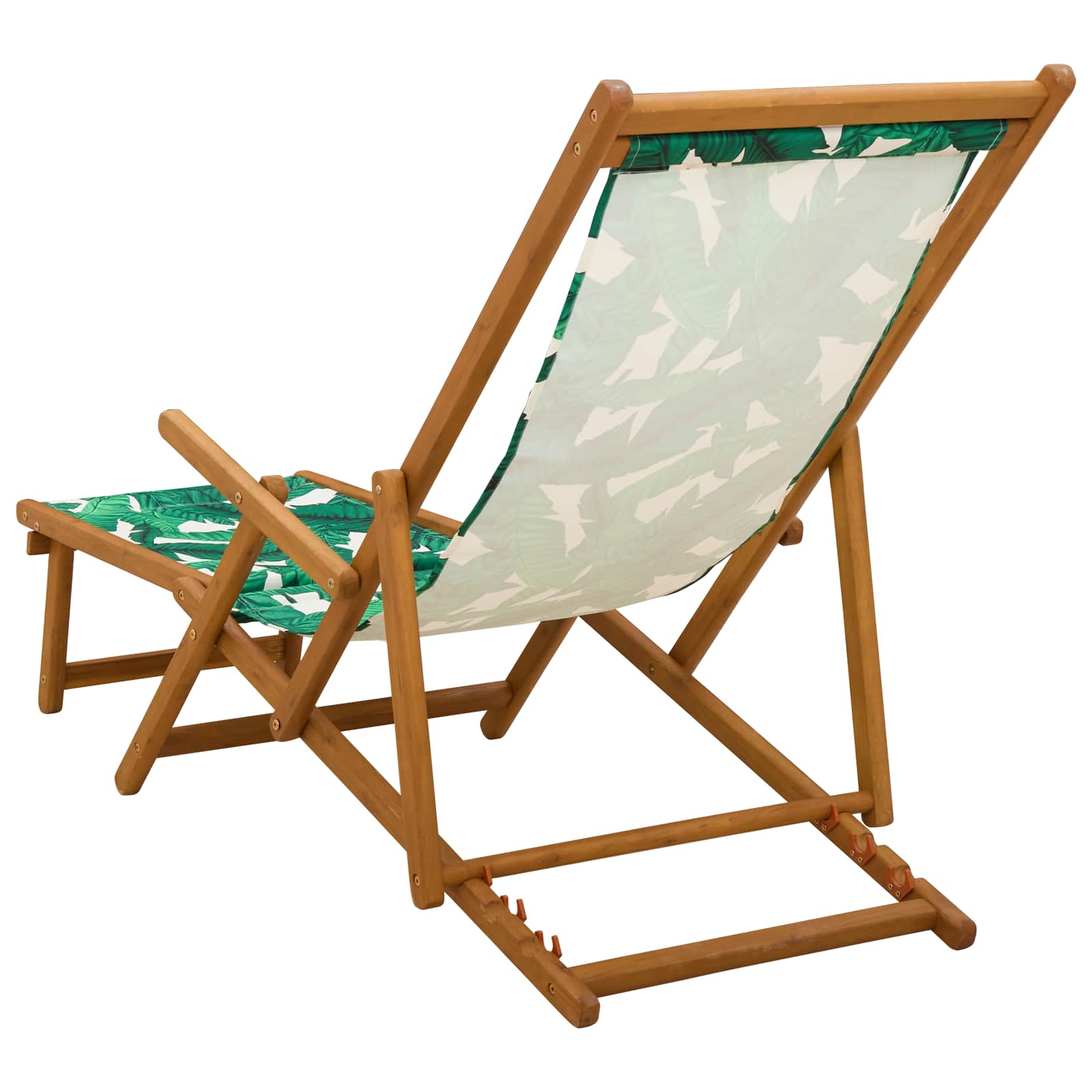 vidaXL Opvouwbare zonnebed 3 Positie Massief Eucalyptus Hout