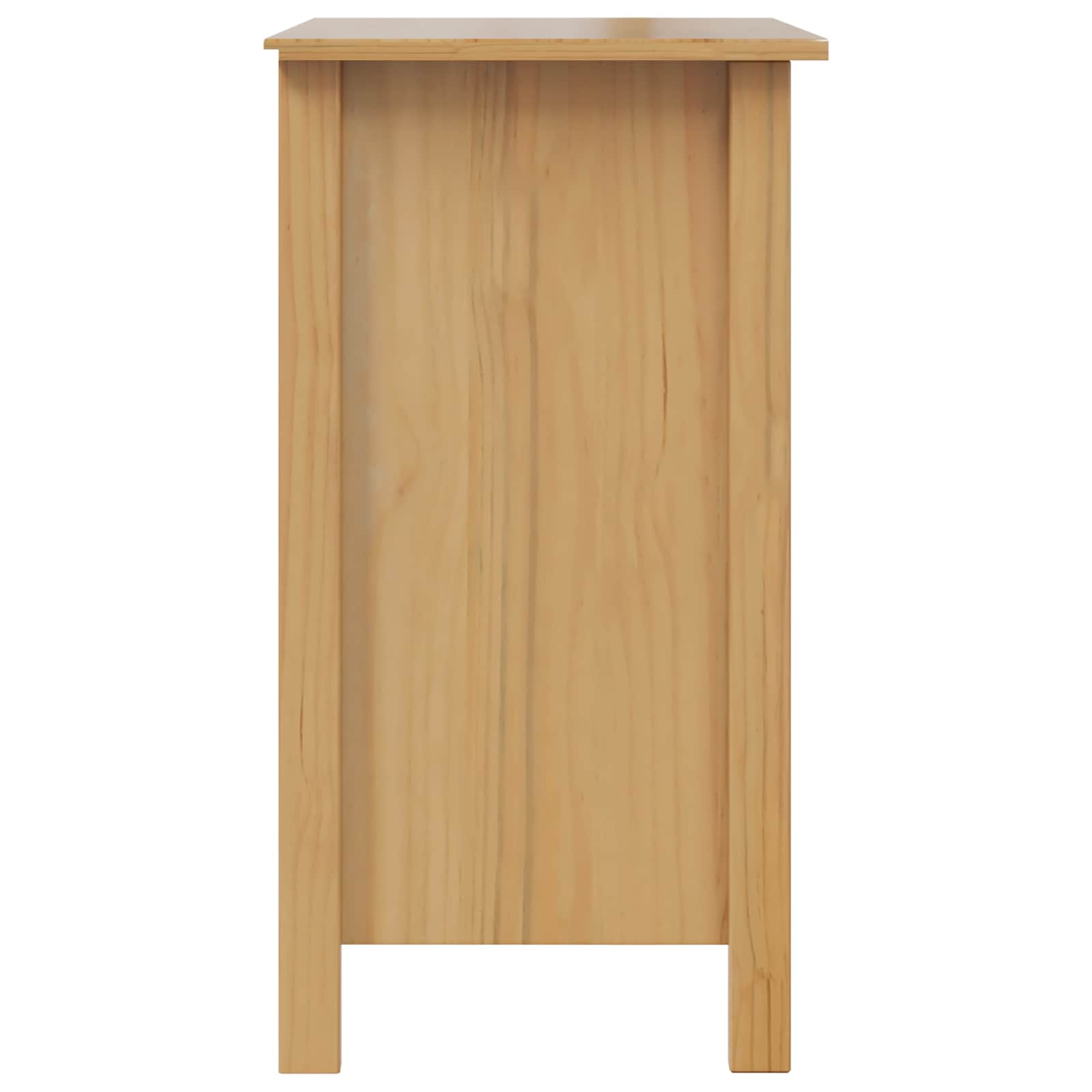 vidaXL Nachtkastje Honingbruin 46 x 35 x 65 cm Massief Vurenhout