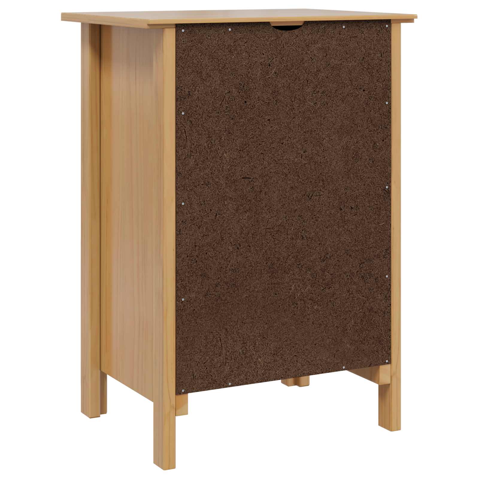 vidaXL Nachtkastje Honingbruin 46 x 35 x 65 cm Massief Vurenhout
