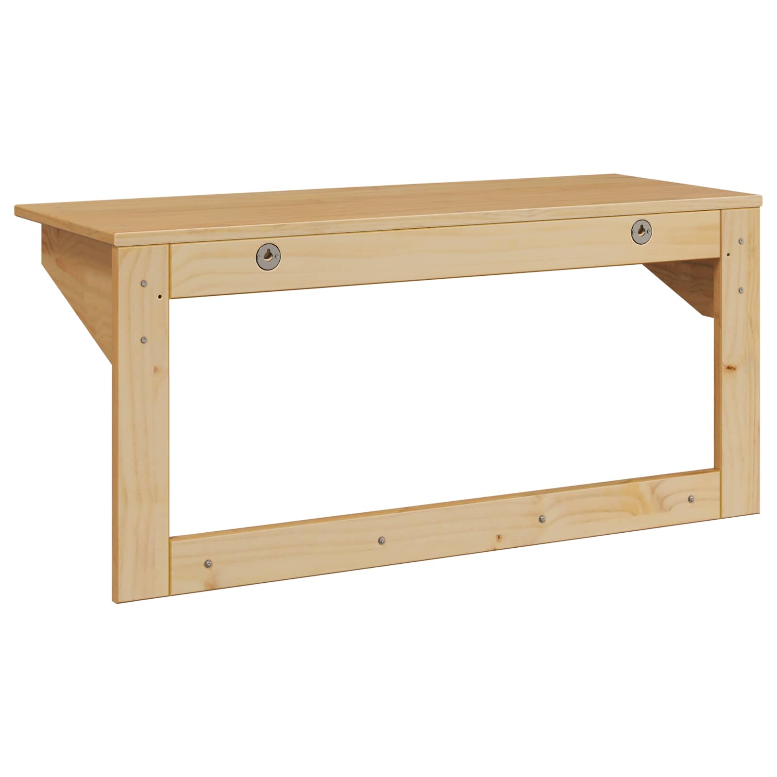 vidaXL Kapstok Honingbruin 90 x 35 x 41.5 cm Massief Vurenhout