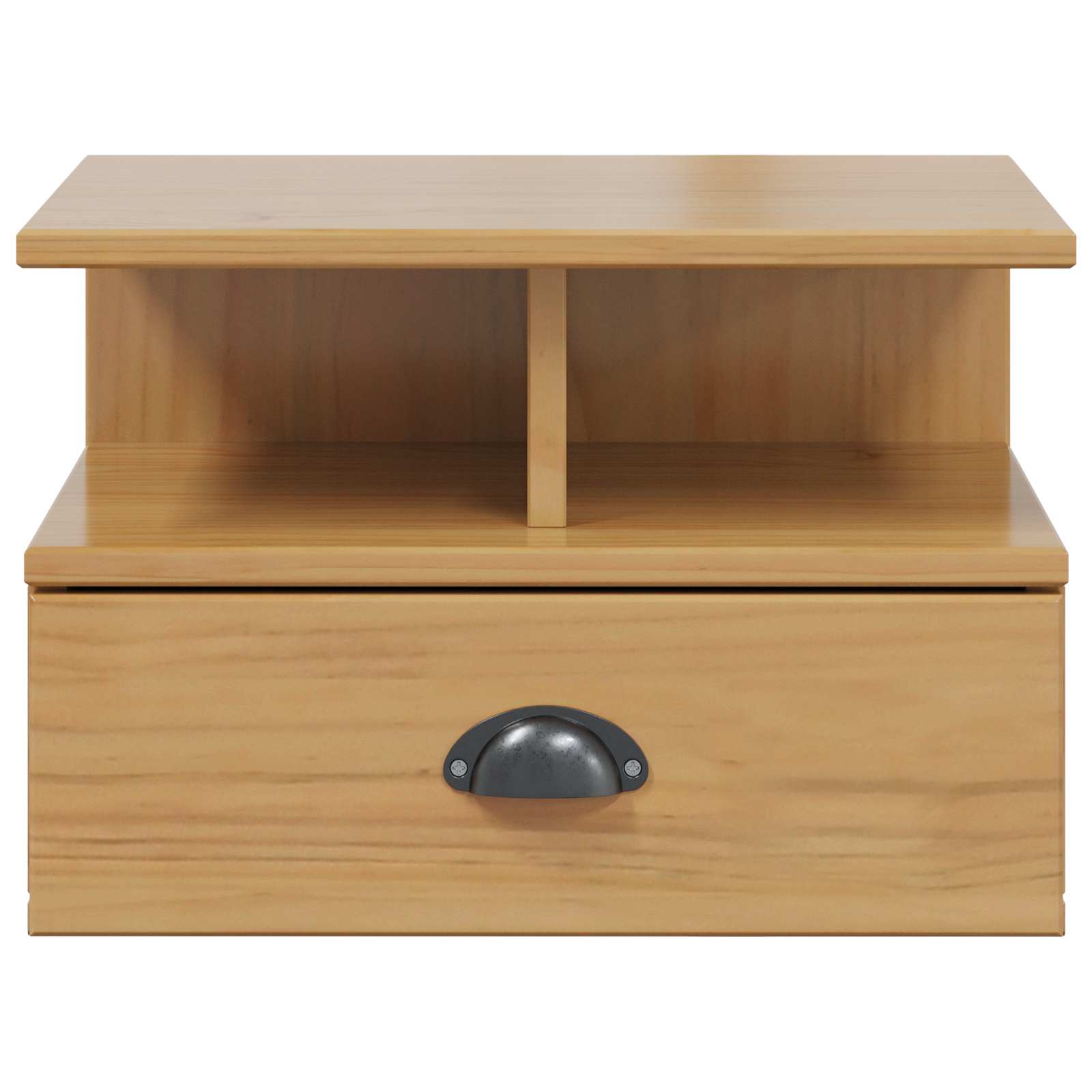 vidaXL Nachtkastje Honingbruin 40 x 31 x 27 cm Massief Vurenhout