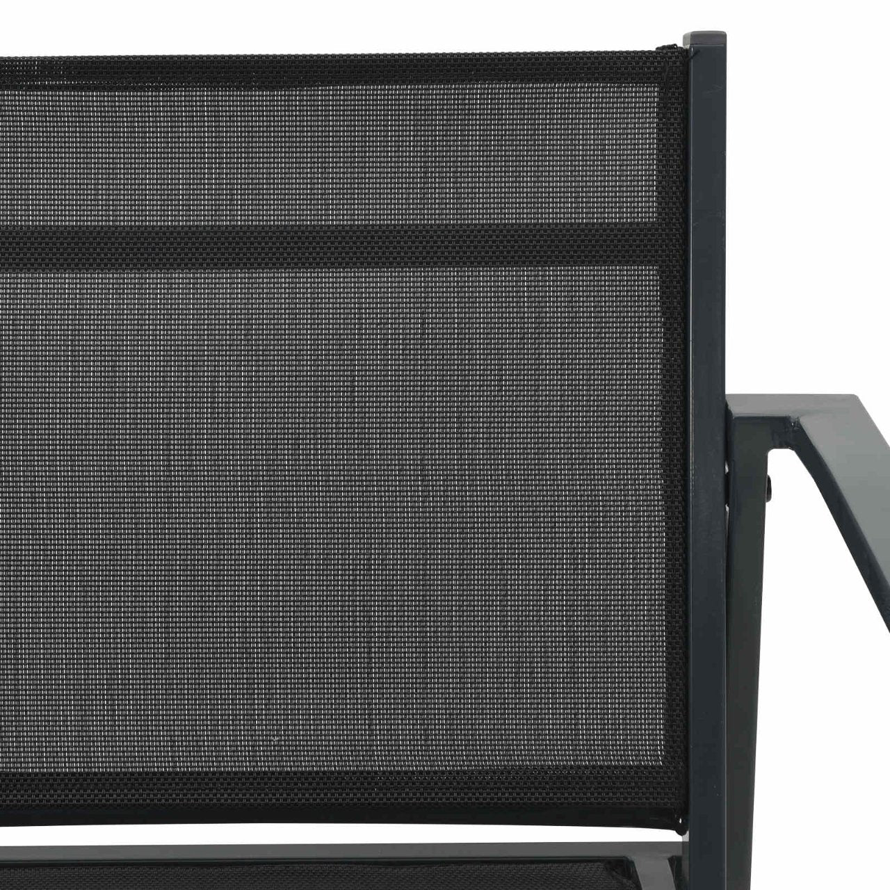 vidaXL Tuinstoelen 2 pcs Zwart en Anthraciet 53,5 x 59 x 77 cm