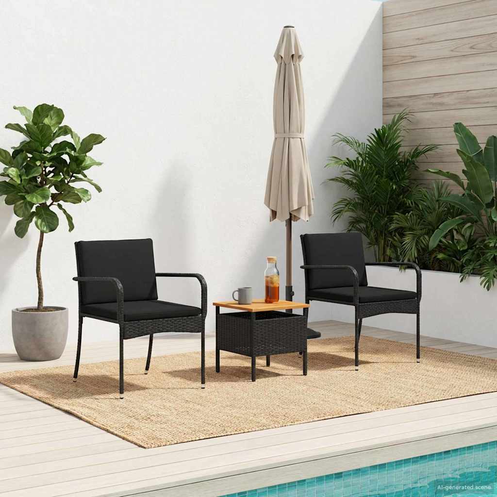 vidaXL Tuin set met kussen staal