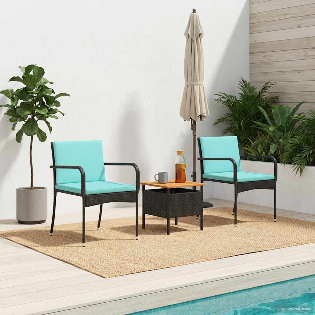 vidaXL Tuin set met kussen staal