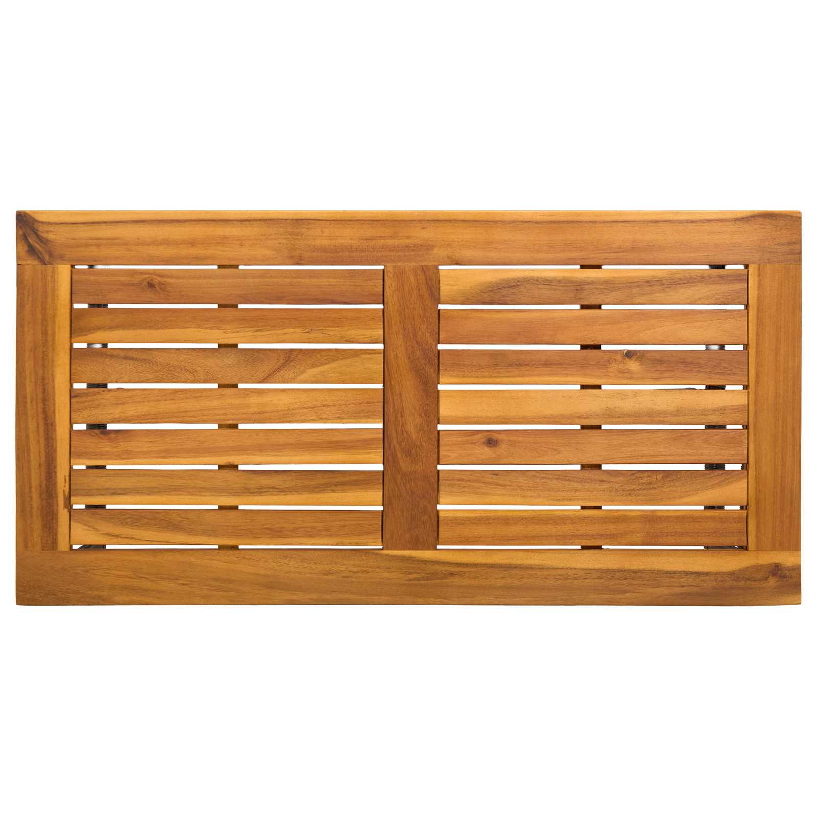 vidaXL Buiten Tafel Zwart 80 x 40 x 40 cm Staal en Poly Rattan