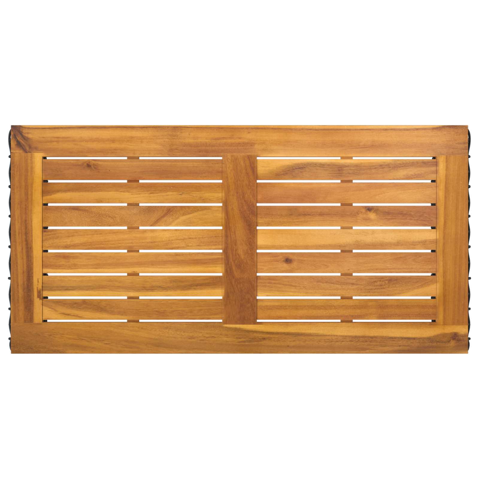 vidaXL Buitenmeubelset met kussen 5 pcs Zwart en Wit