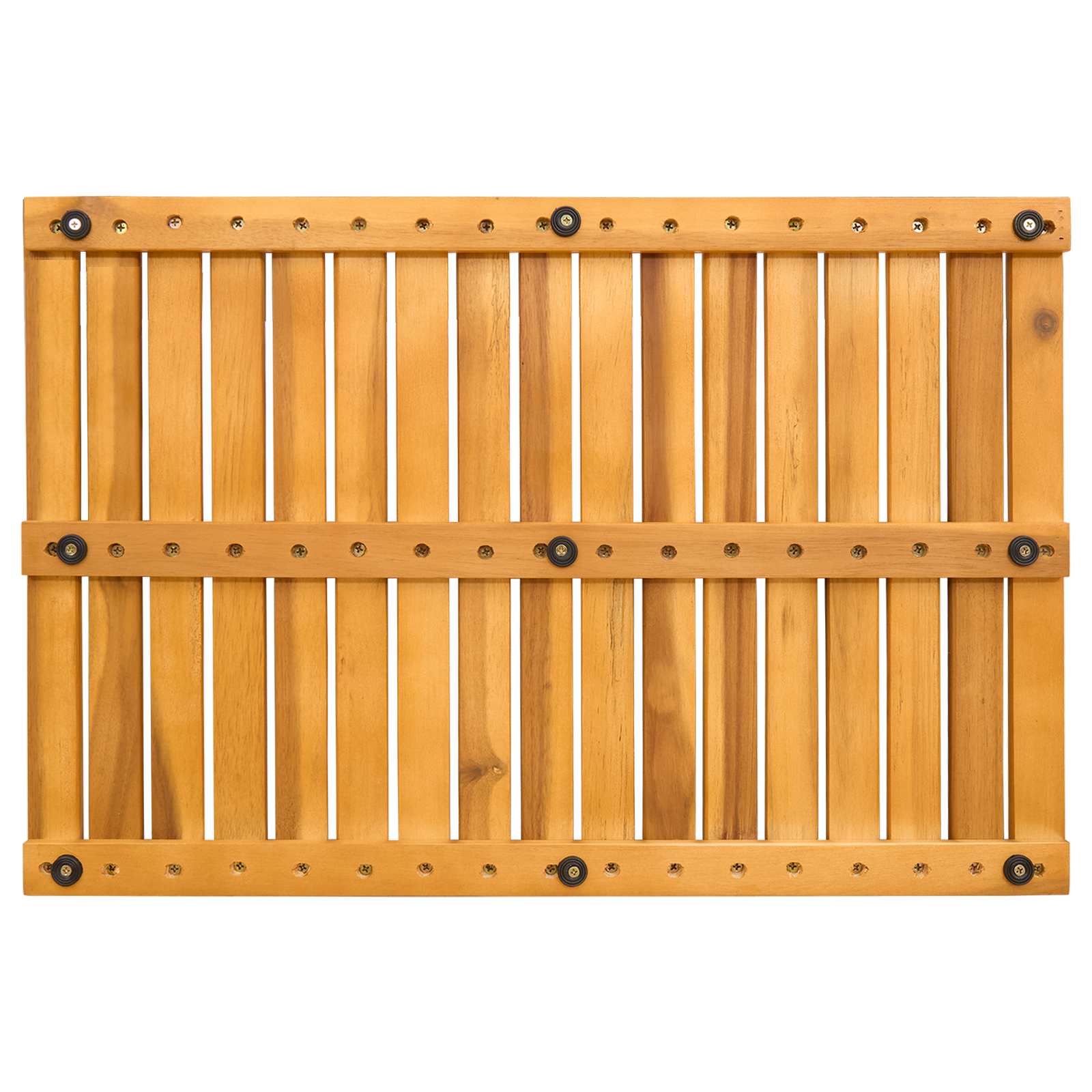 vidaXL Badmat Effen Bruin 60 x 40 cm Hout