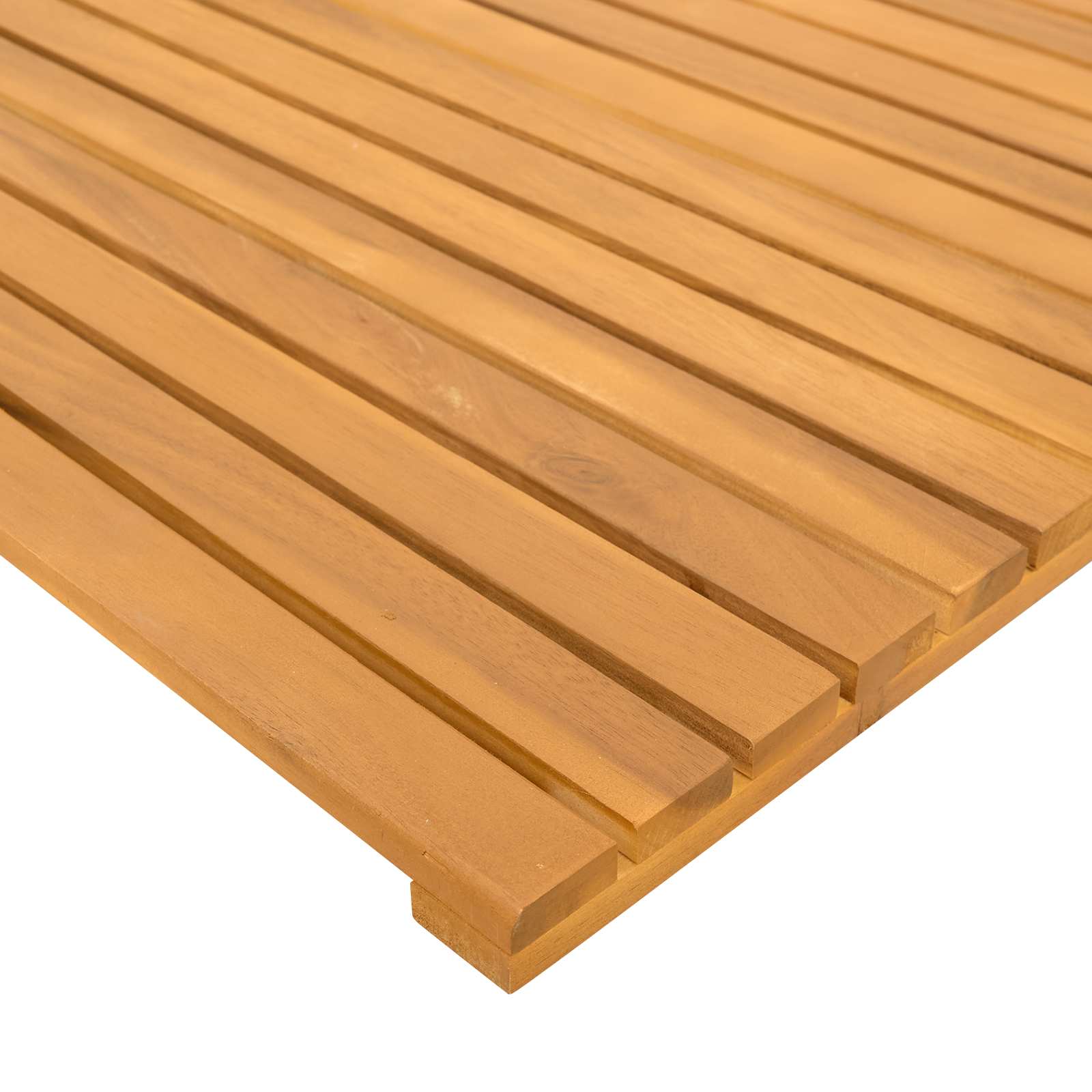 vidaXL Badmat Effen Bruin 60 x 40 cm Hout