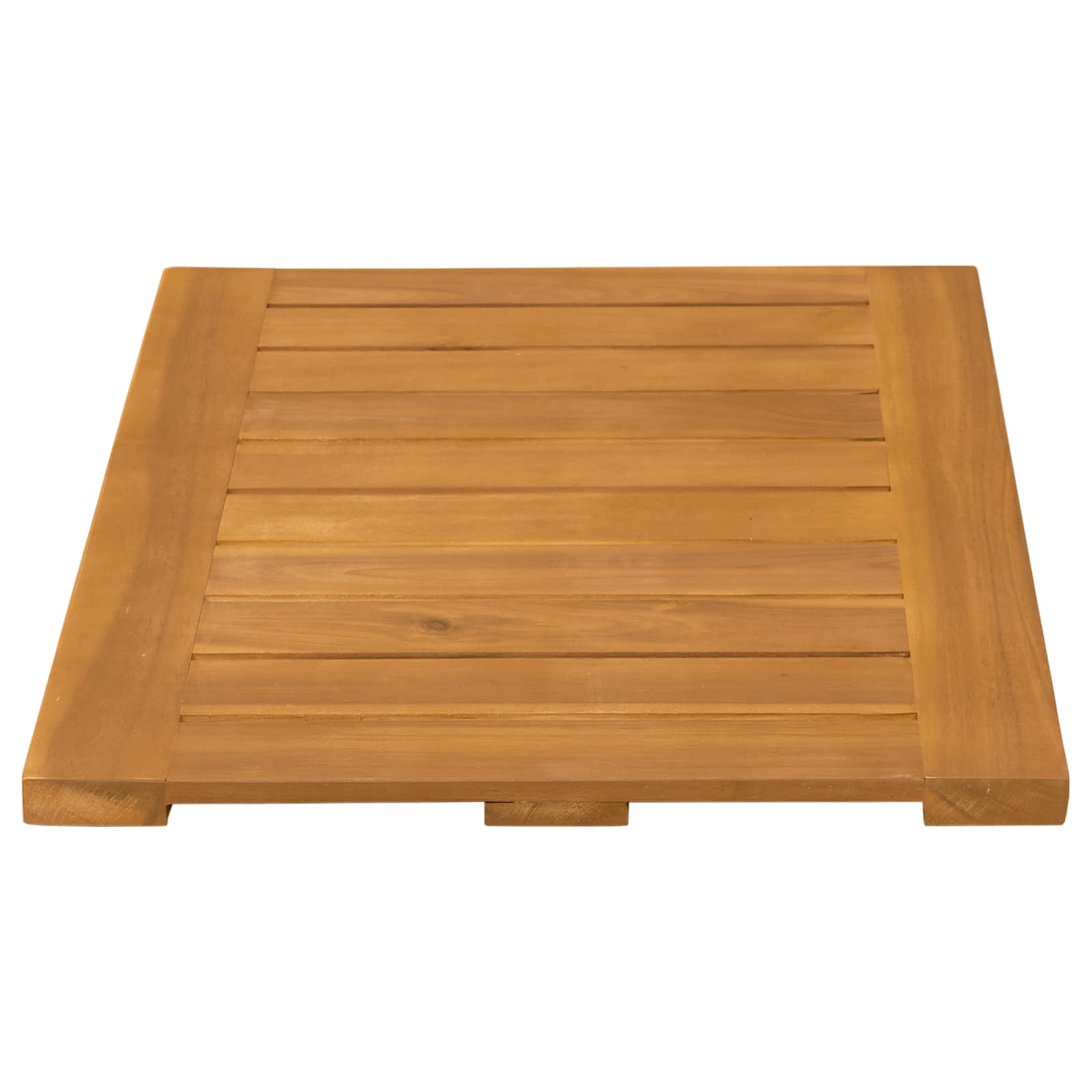vidaXL Badmat Effen Bruin 60 x 40 cm Hout