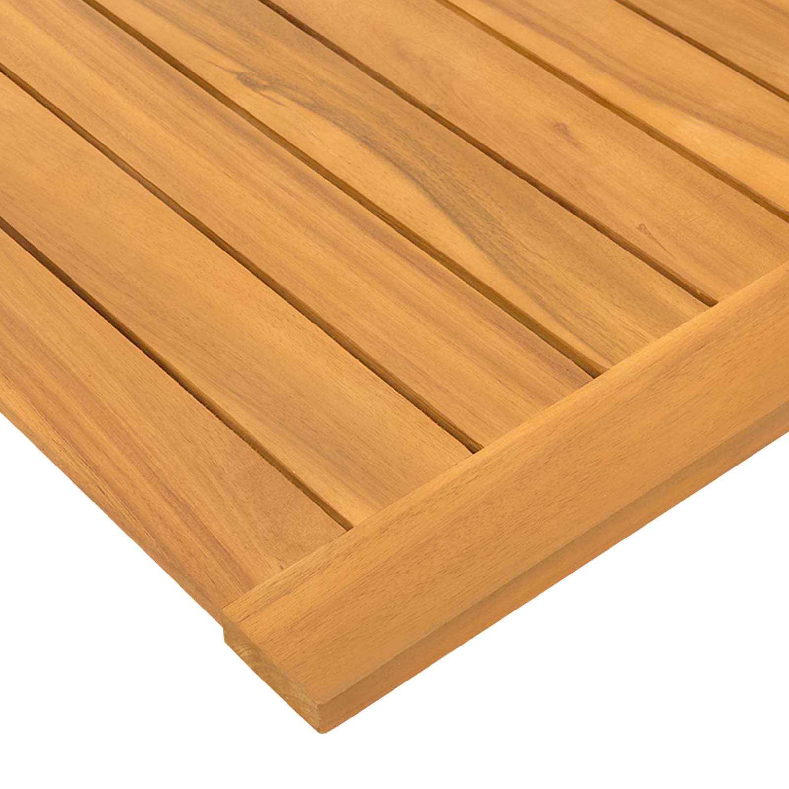vidaXL Badmat Effen Bruin 60 x 40 cm Hout
