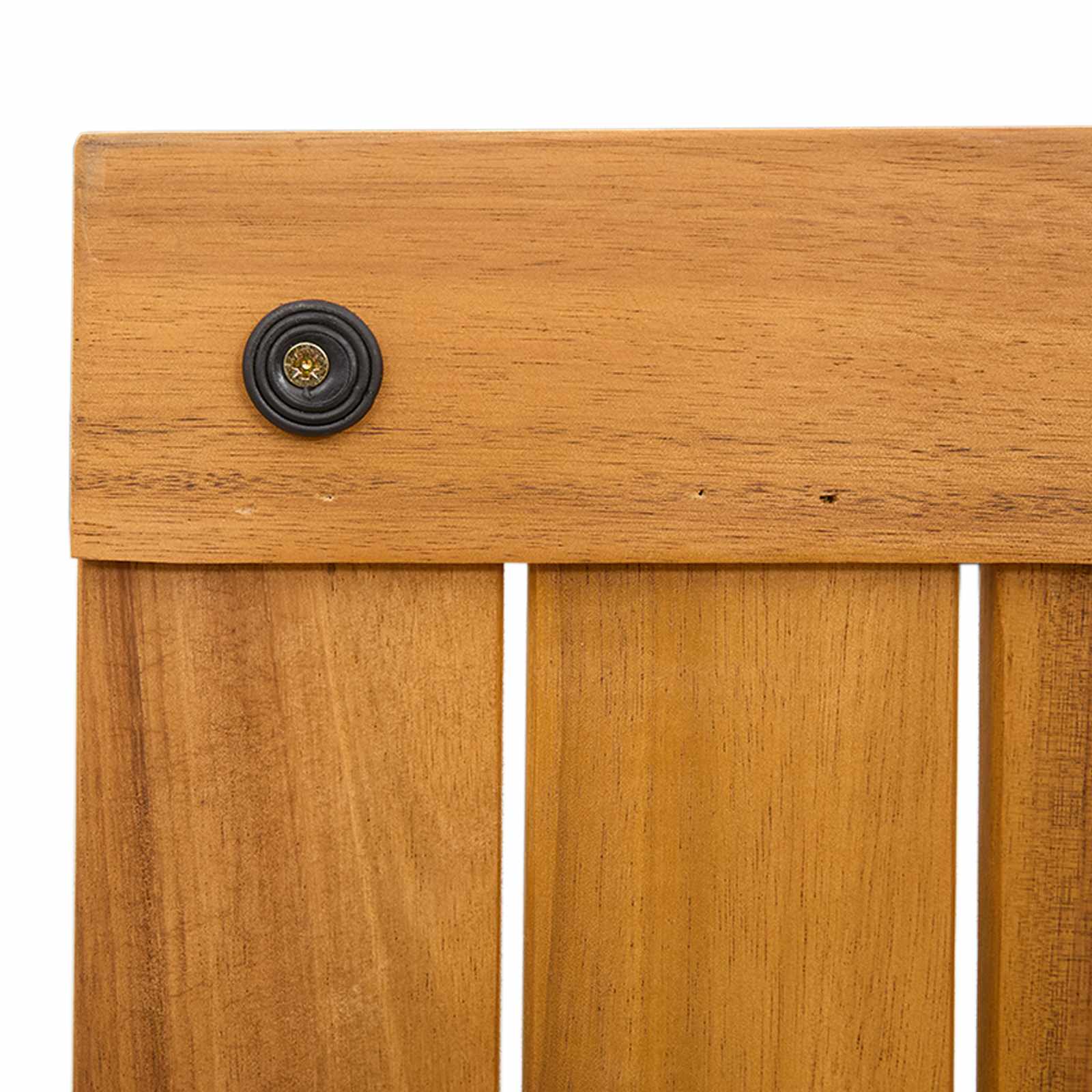 vidaXL Badmat Effen Bruin 60 x 40 cm Hout