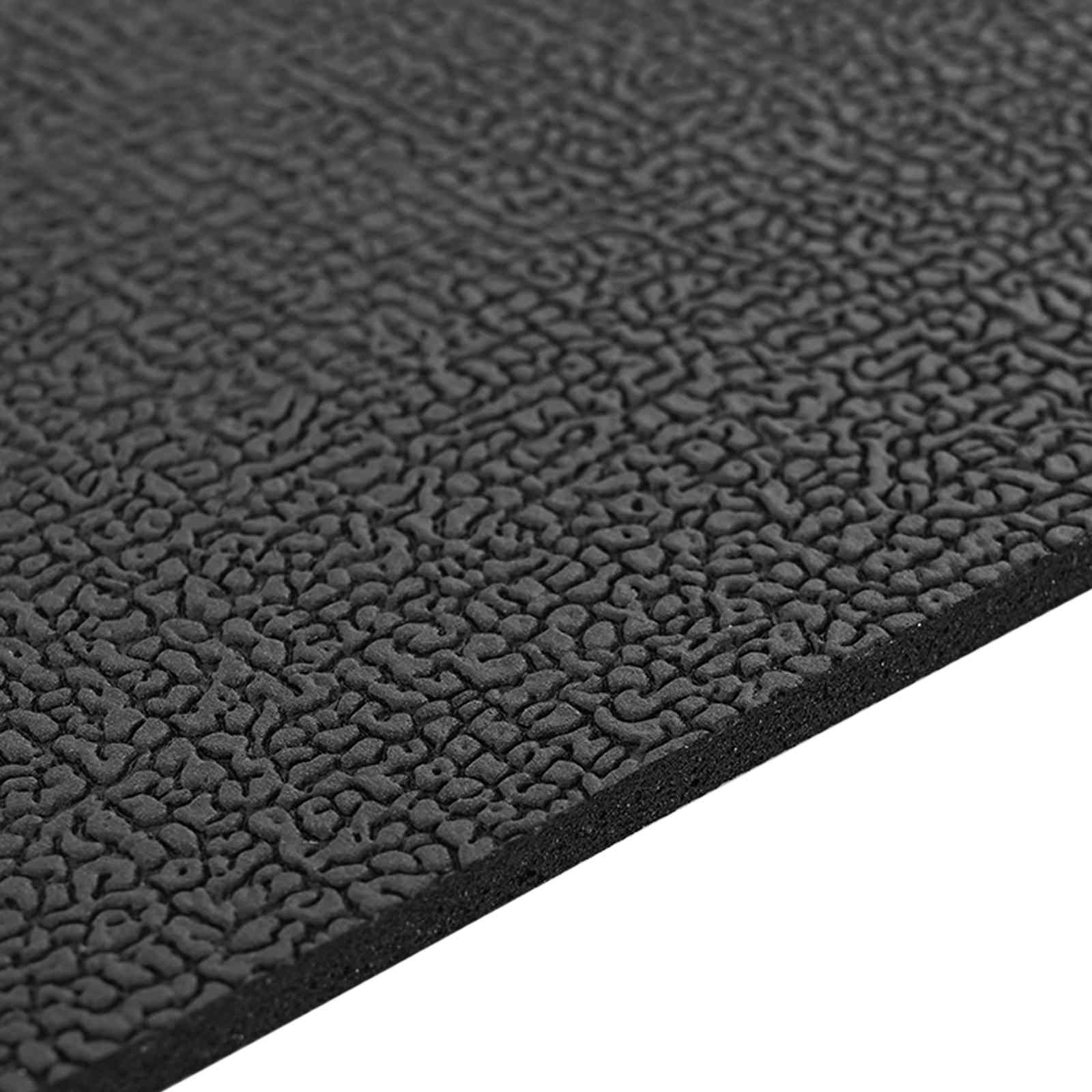 vidaXL Sportbeschermingsmat Zwart 120 x 60 x 0,6 cm PVC