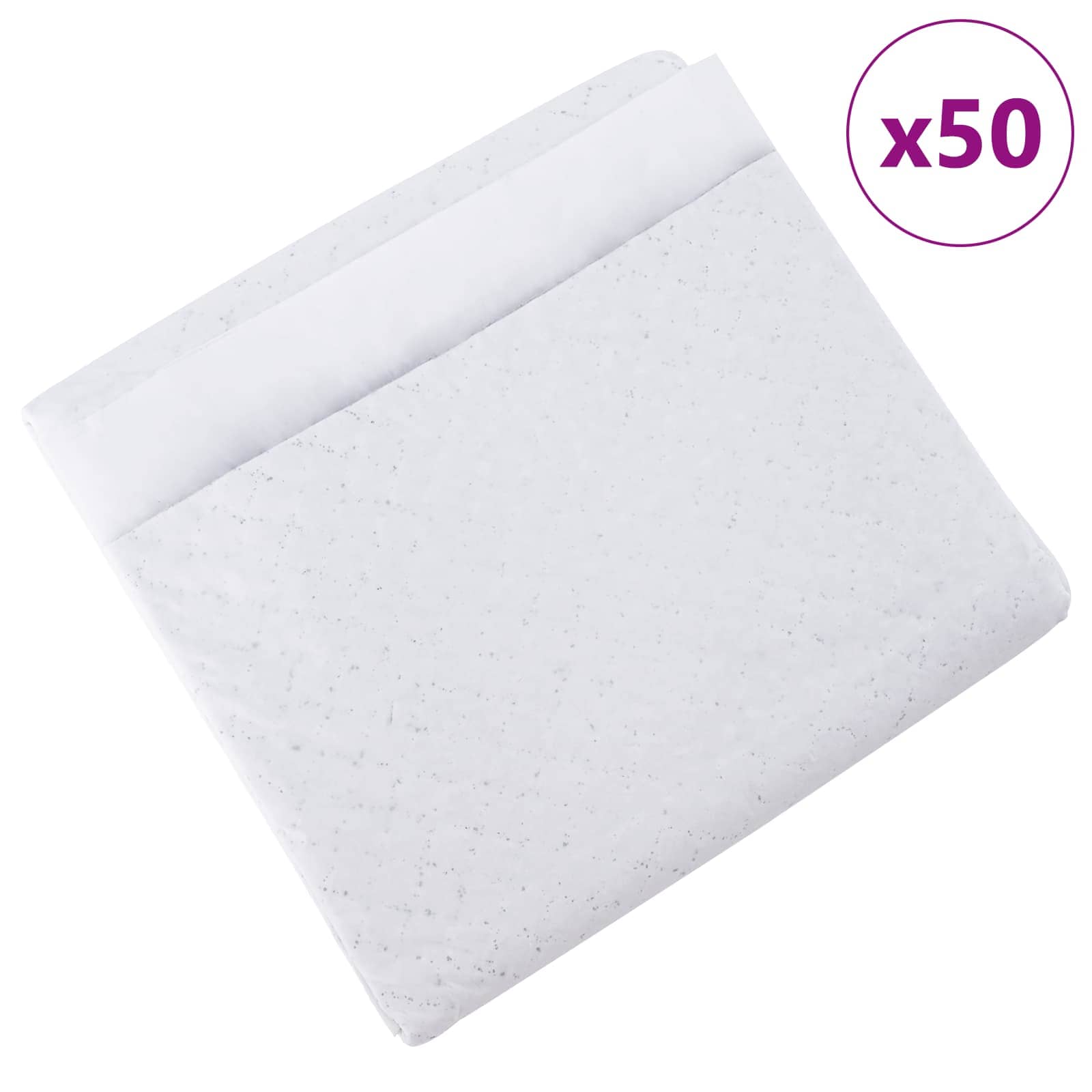 vidaXL Trainingspad voor Huisdieren Effen 50 pcs 45 x 33 cm