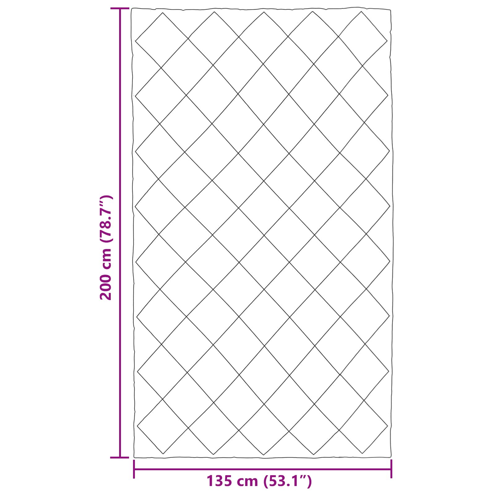 vidaXL Zomerdekbed Groen 200 x 135 cm Microvezel