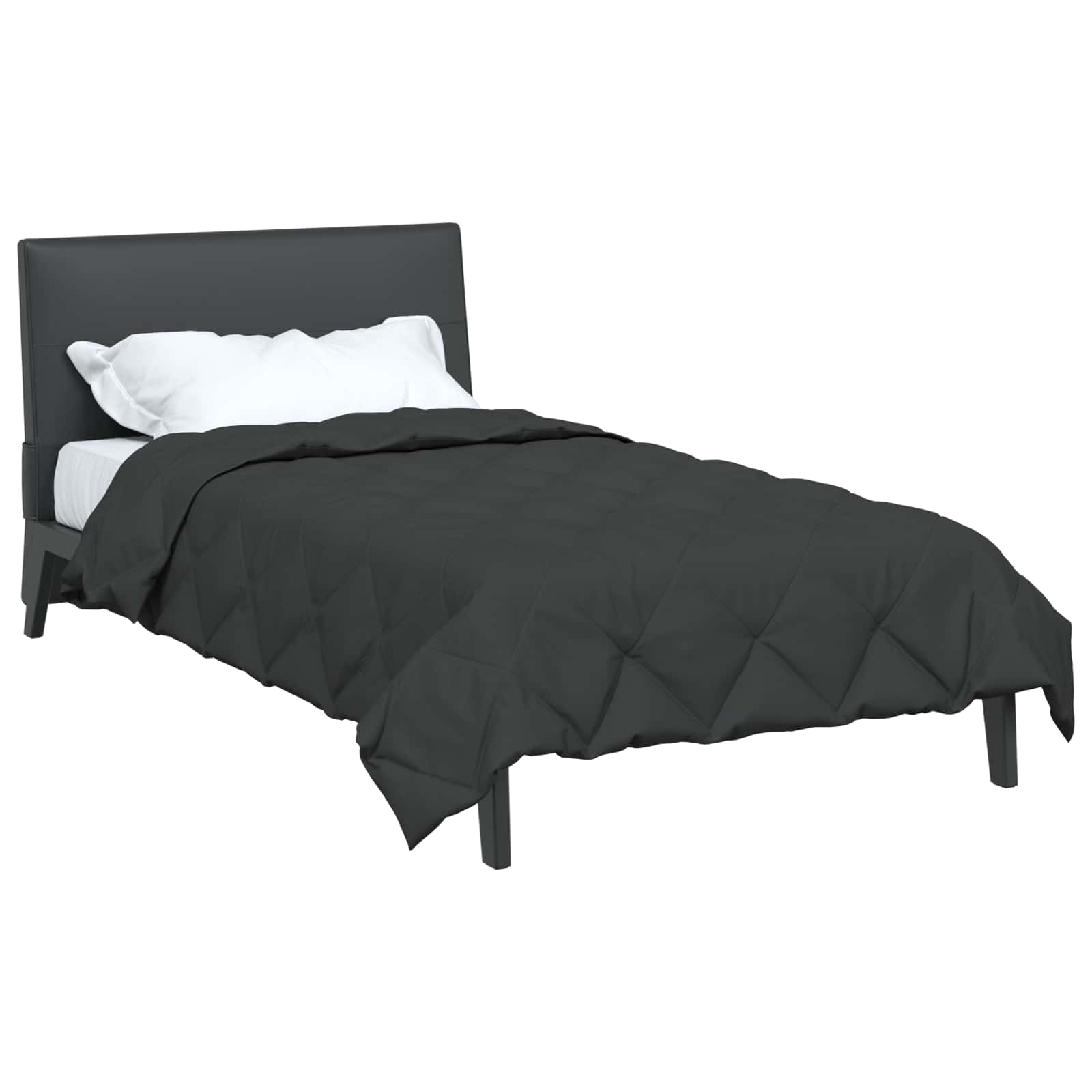 vidaXL Zomerdekbed Groen 200 x 135 cm Microvezel