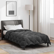 vidaXL Winter Dekbed Antraciet 200 x 135 cm Microfiber