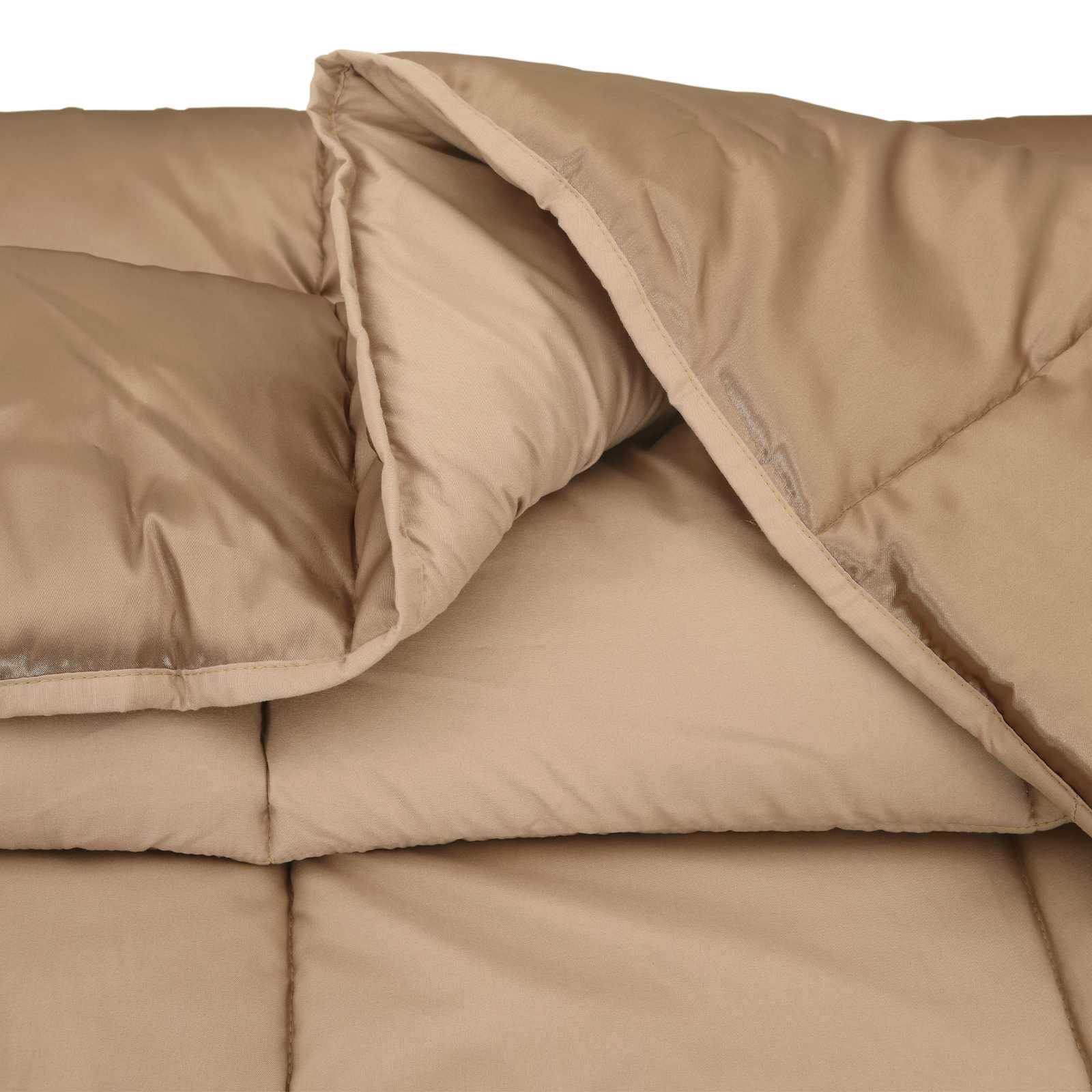 vidaXL Vol jaar dekbed Goud 200 x 135 cm Satijn en Microfiber