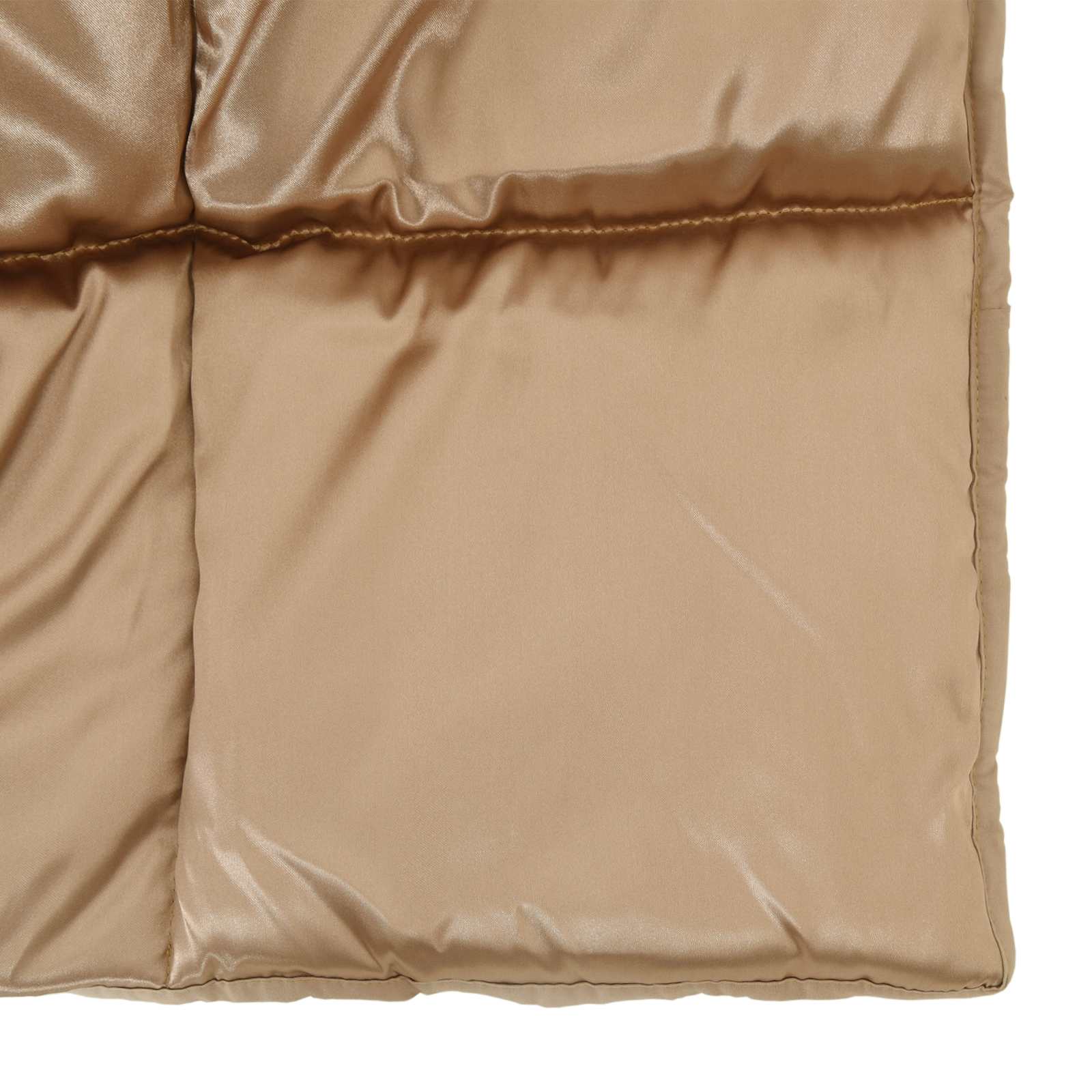 vidaXL Winter Dekbed Goud 200 x 135 cm Satijn en Microfiber