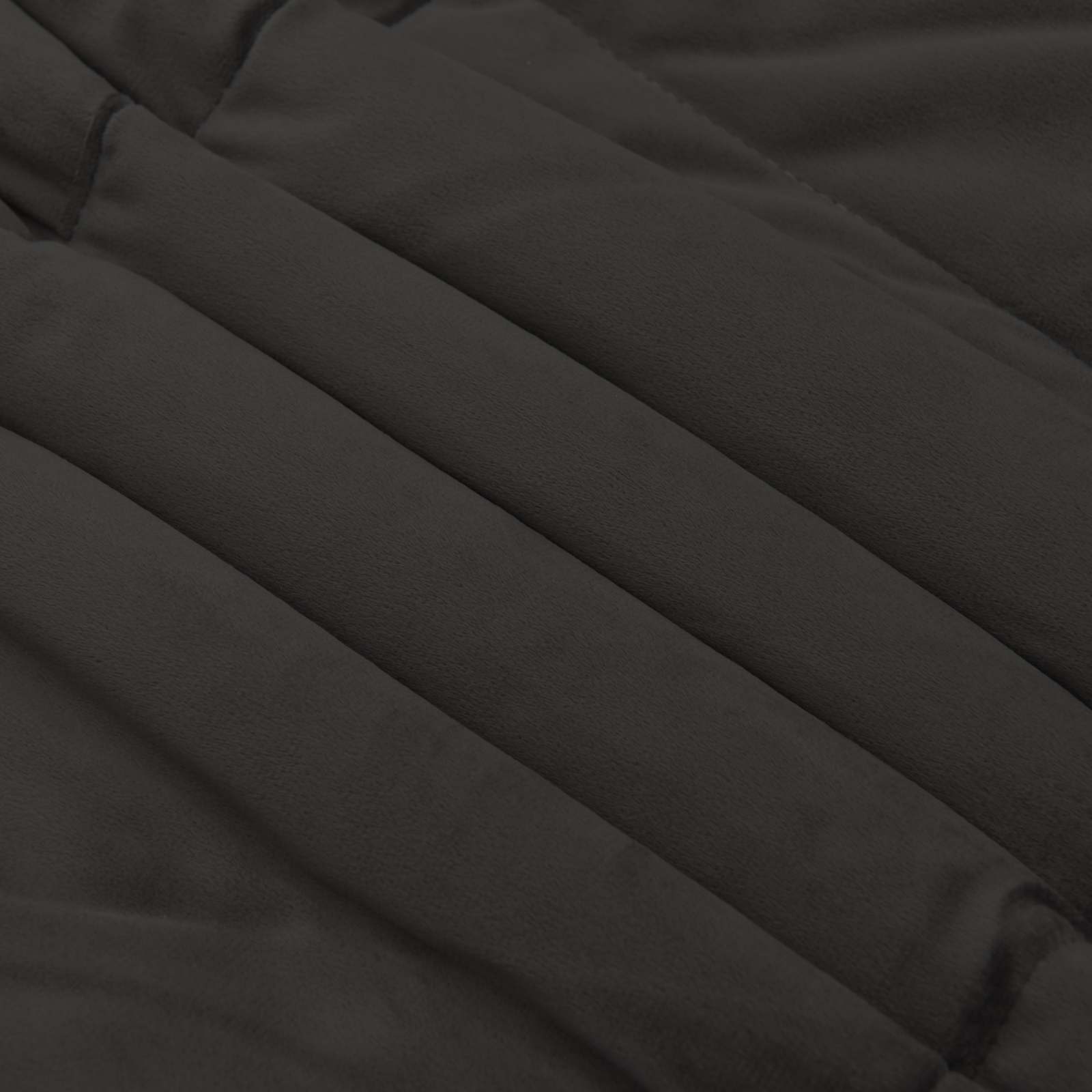 vidaXL Winter Dekbed Gekwilt Zwart 200 x 200 cm Microfiber