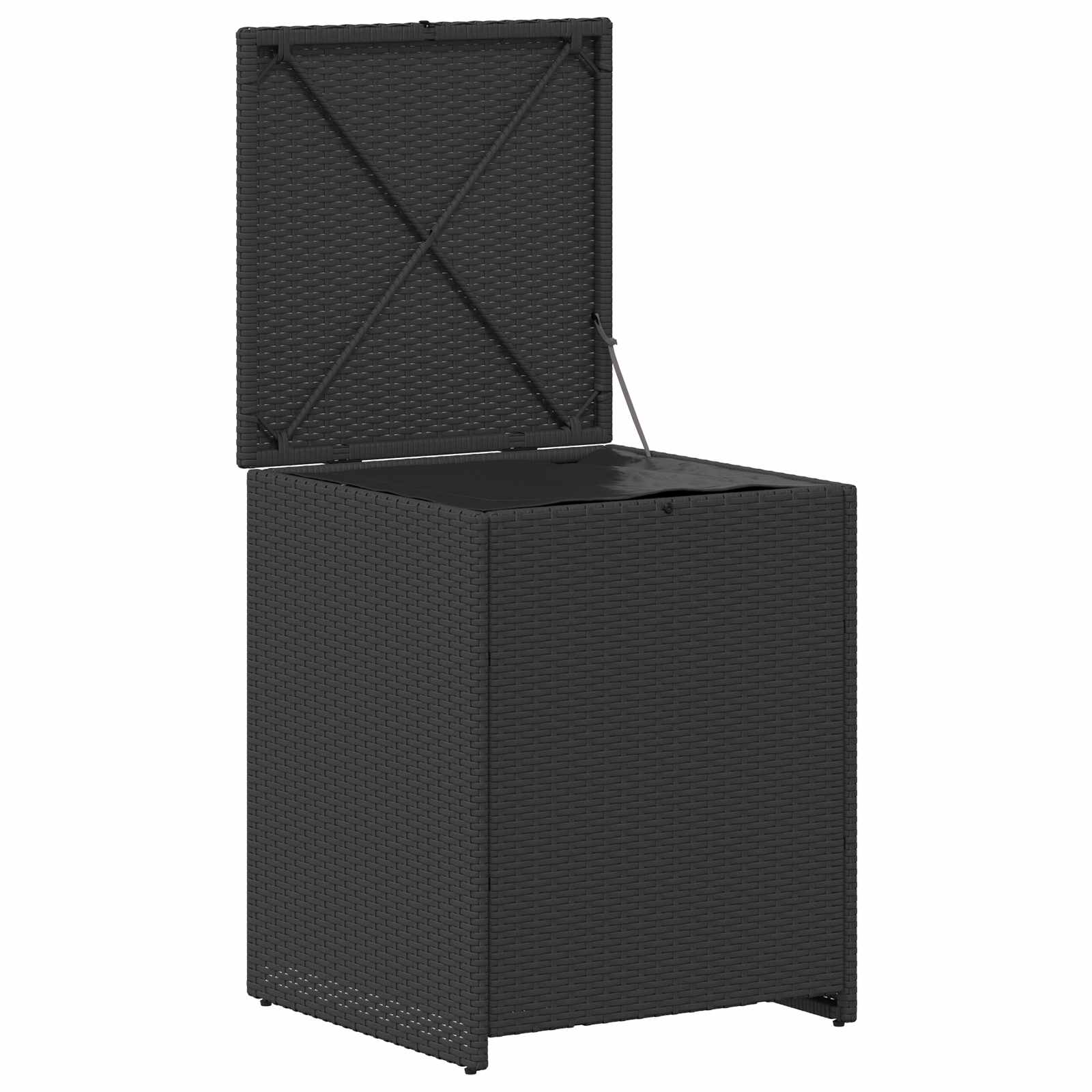vidaXL Kussenbox 55 x 55 x 69 cm staal