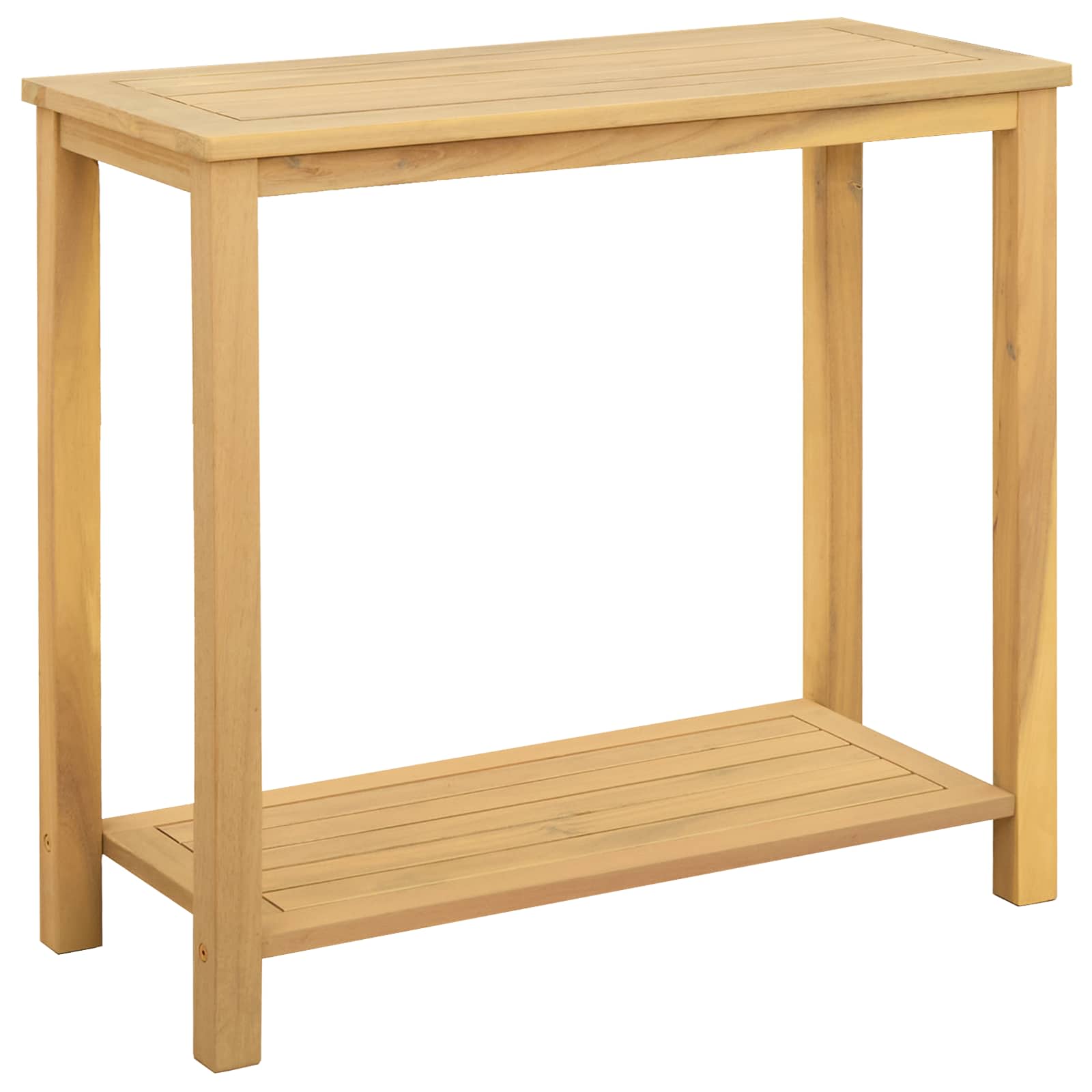 vidaXL Tuinwandtafel 80x35x75 cm massief acaciahout