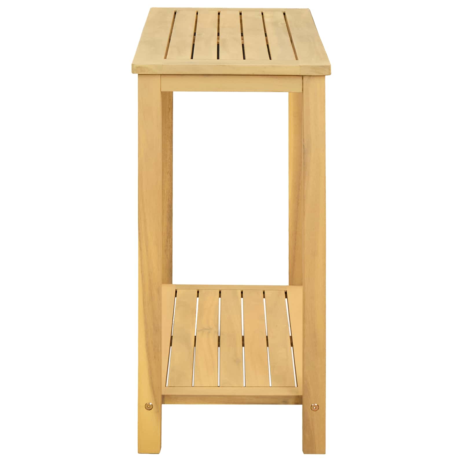 vidaXL Tuinwandtafel 80x35x75 cm massief acaciahout