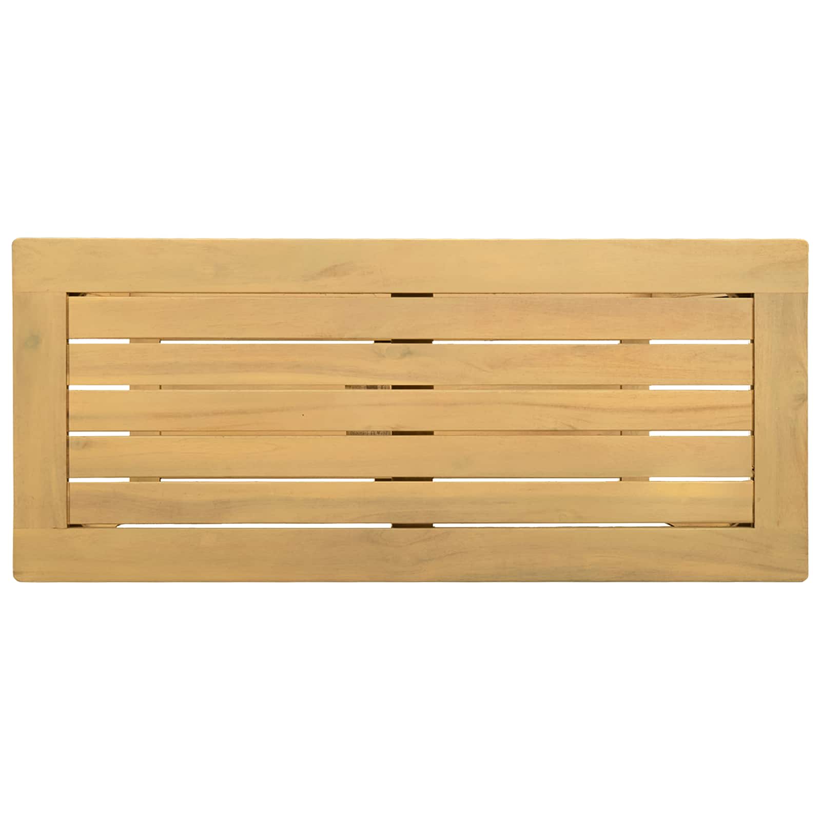 vidaXL Tuinwandtafel 80x35x75 cm massief acaciahout