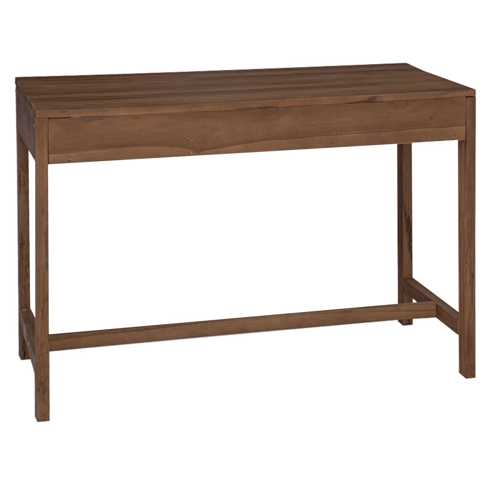 vidaXL Bureau met lades Naturel Massief Teakhout 80 x 50 x 75 cm