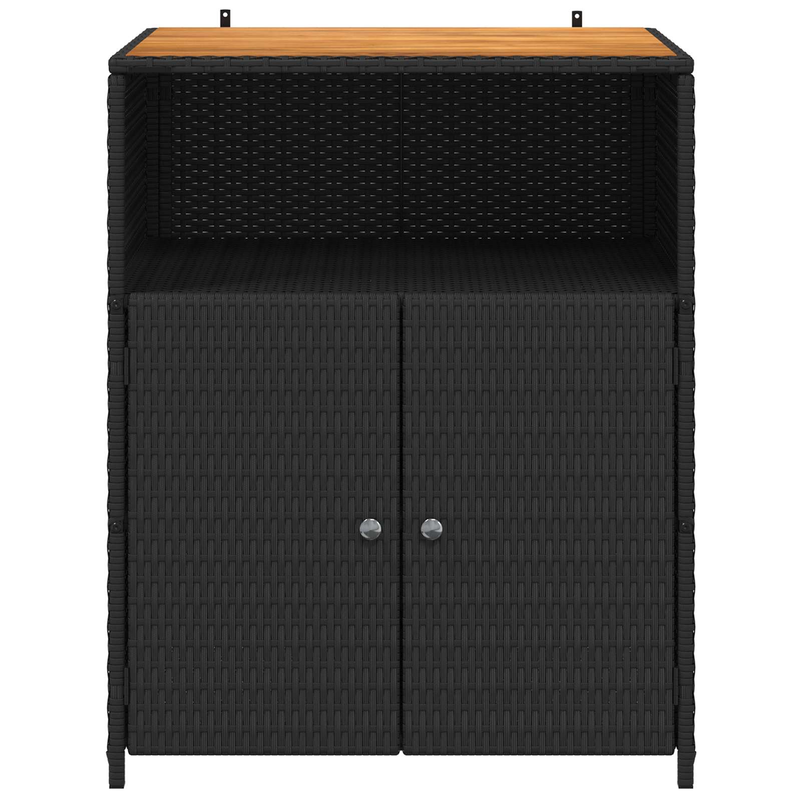 vidaXL Kast met plank Grijs 70 x 50 x 87 cm Polyester en Roly Ratten