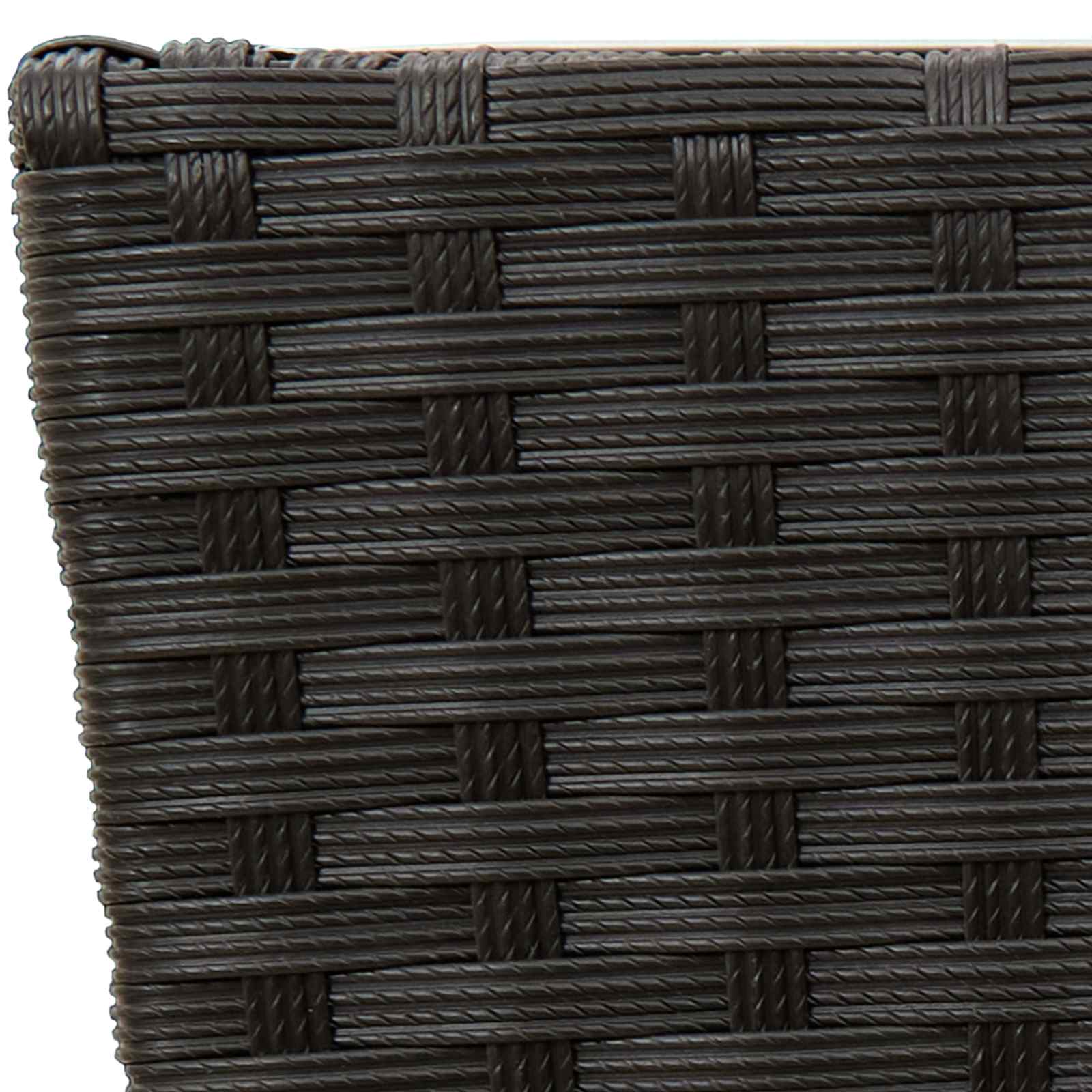 vidaXL Tuinset 3 pcs Zwart Metaal