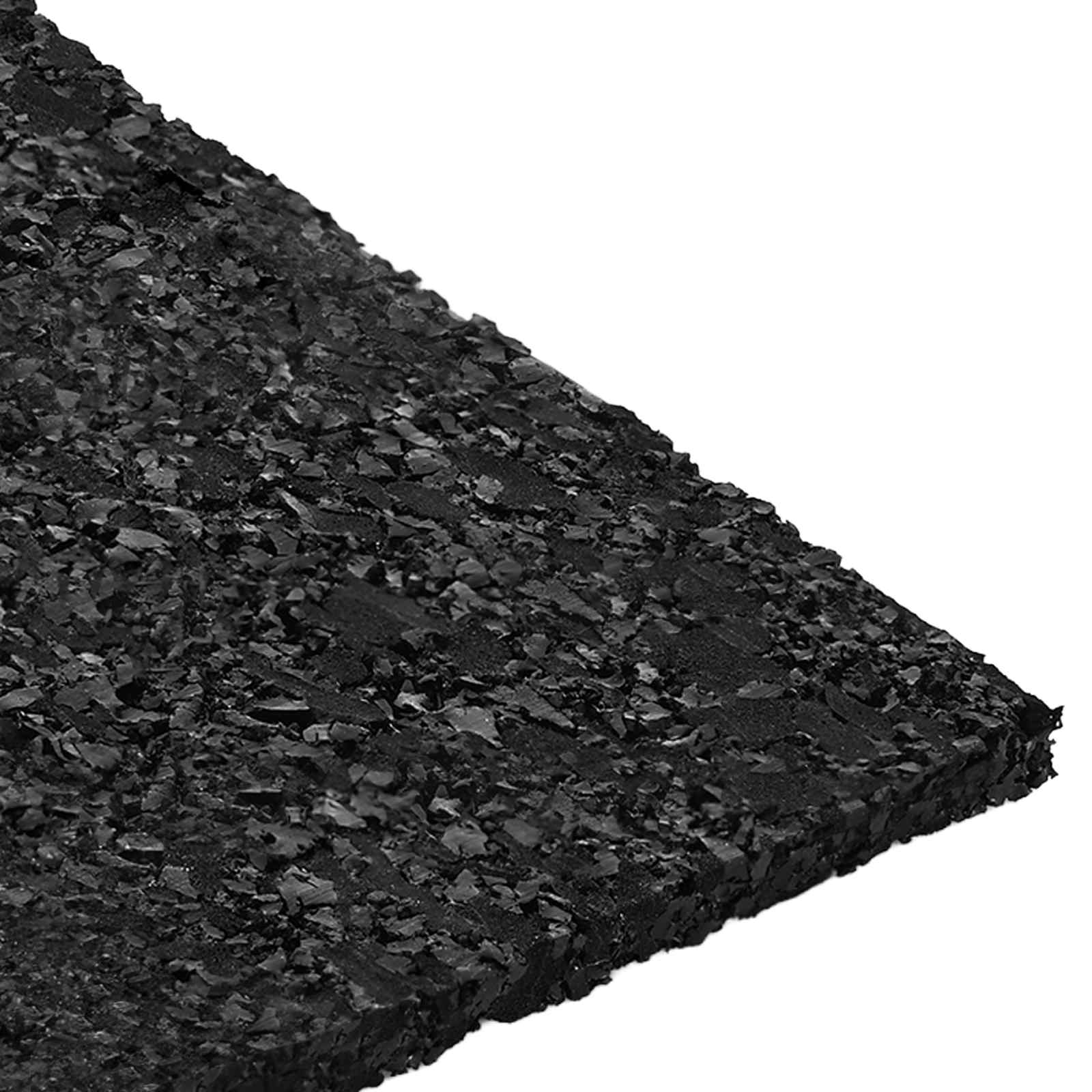 vidaXL Rubberen Pad Zwart Rubber