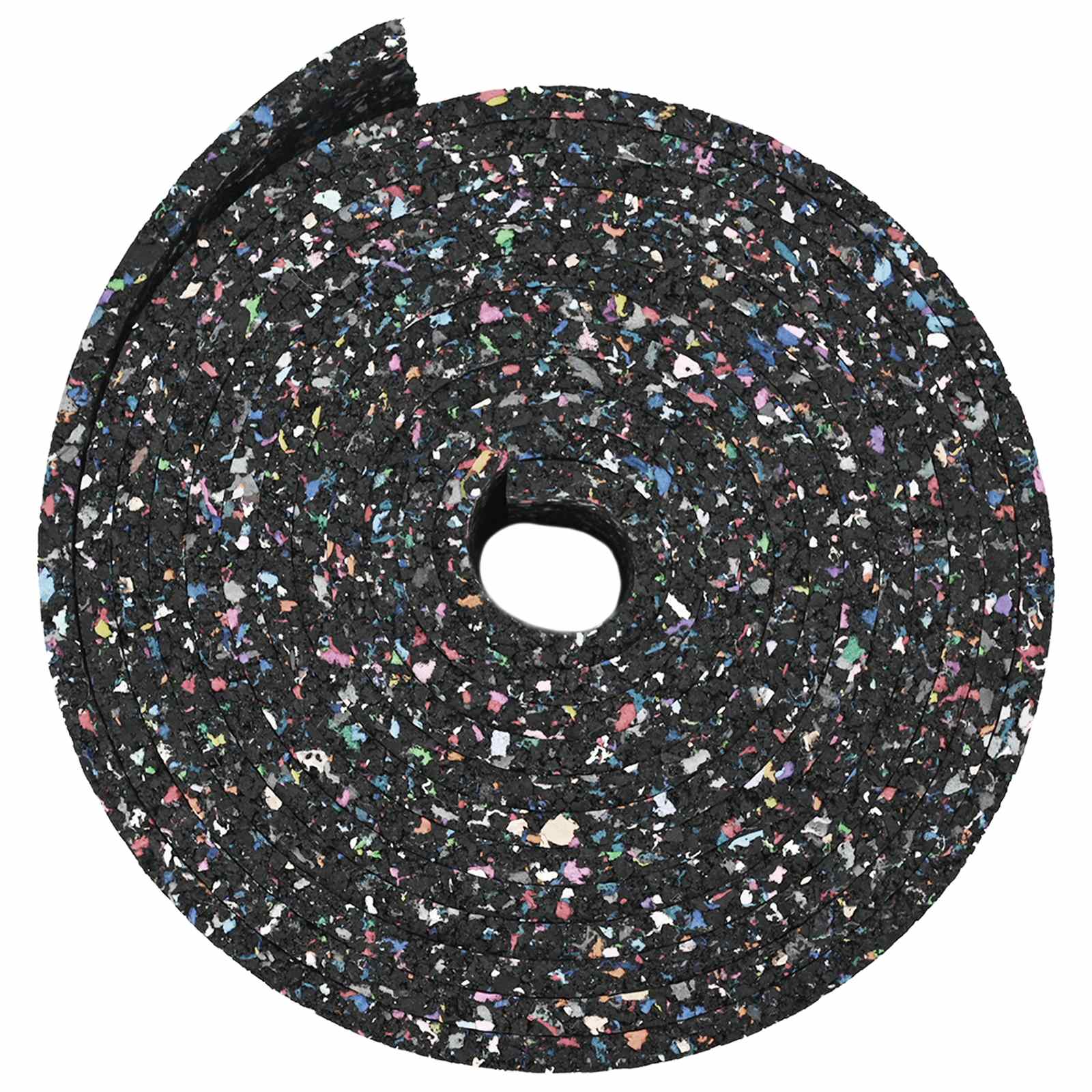 vidaXL Rubberen Roller Zwart Rubber
