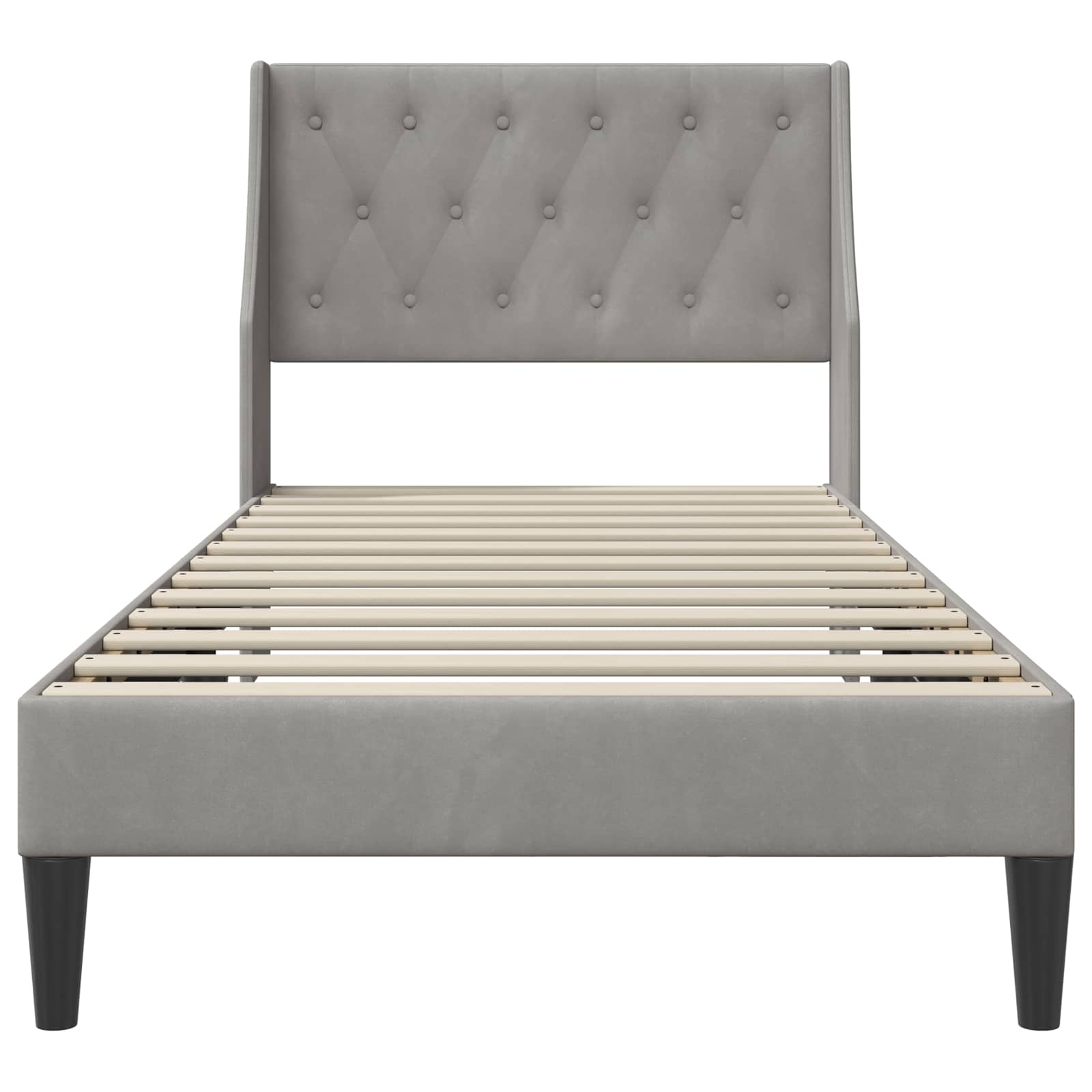 vidaXL Bedframe met hoofdeinde Roze 90 x 190 cm Fluweel