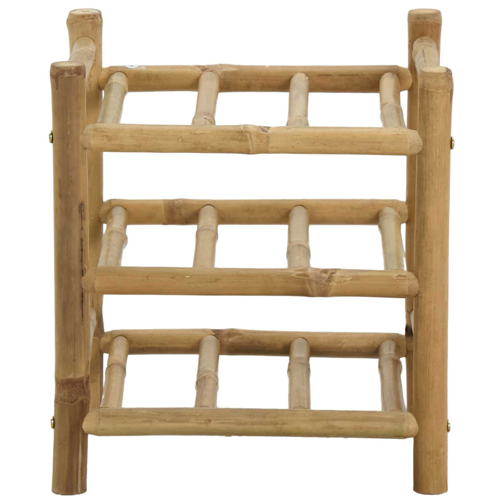 vidaXL Wijnrek Naturel 32,5 x 29,5 x 36 cm Bamboe