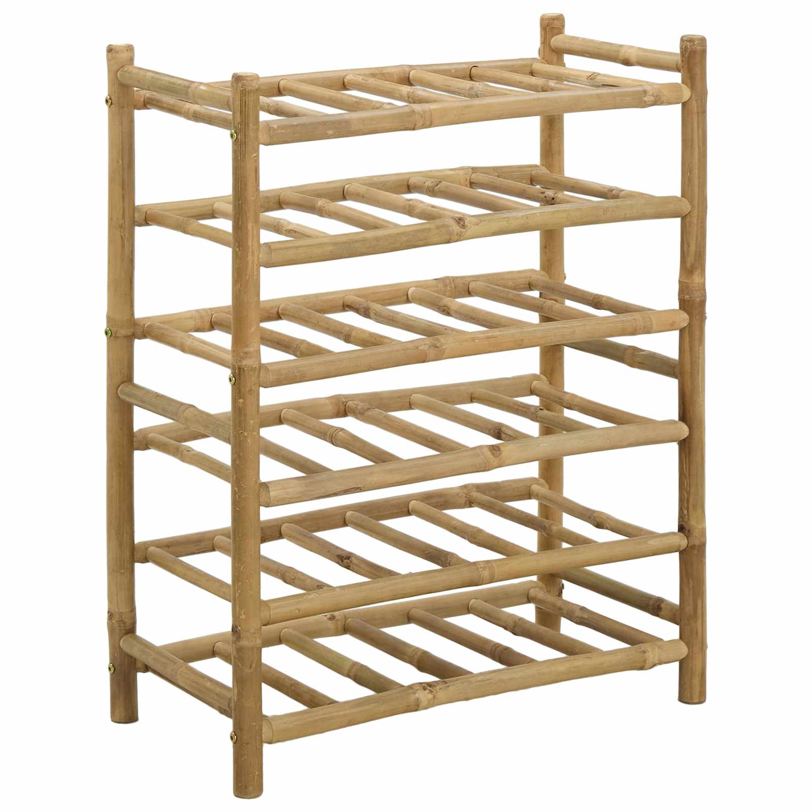 vidaXL Wijnrek Naturel 32,5 x 29,5 x 36 cm Bamboe