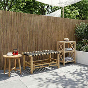 vidaXL Tuinbank Naturel 80 x 38 x 40 cm Bamboe
