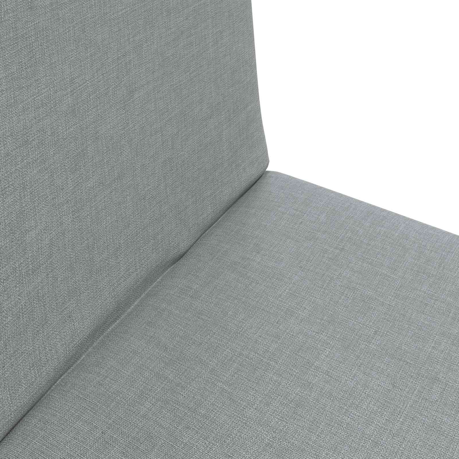vidaXL Vloerstoel Lichtgrijs 54 x 64 x 59 cm Stof