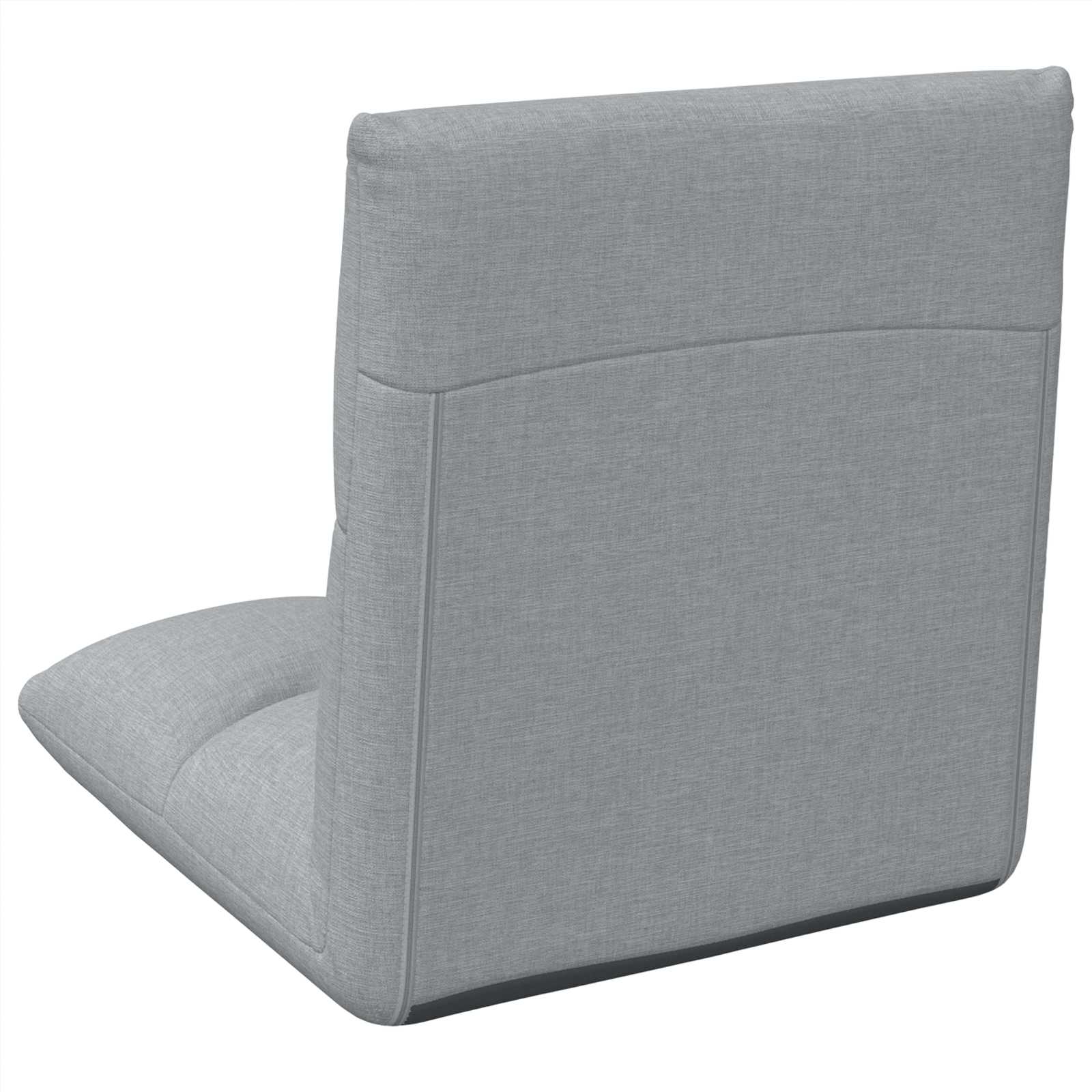 vidaXL Vloerstoel Lichtgrijs 50 x 61 x 57 cm Stof