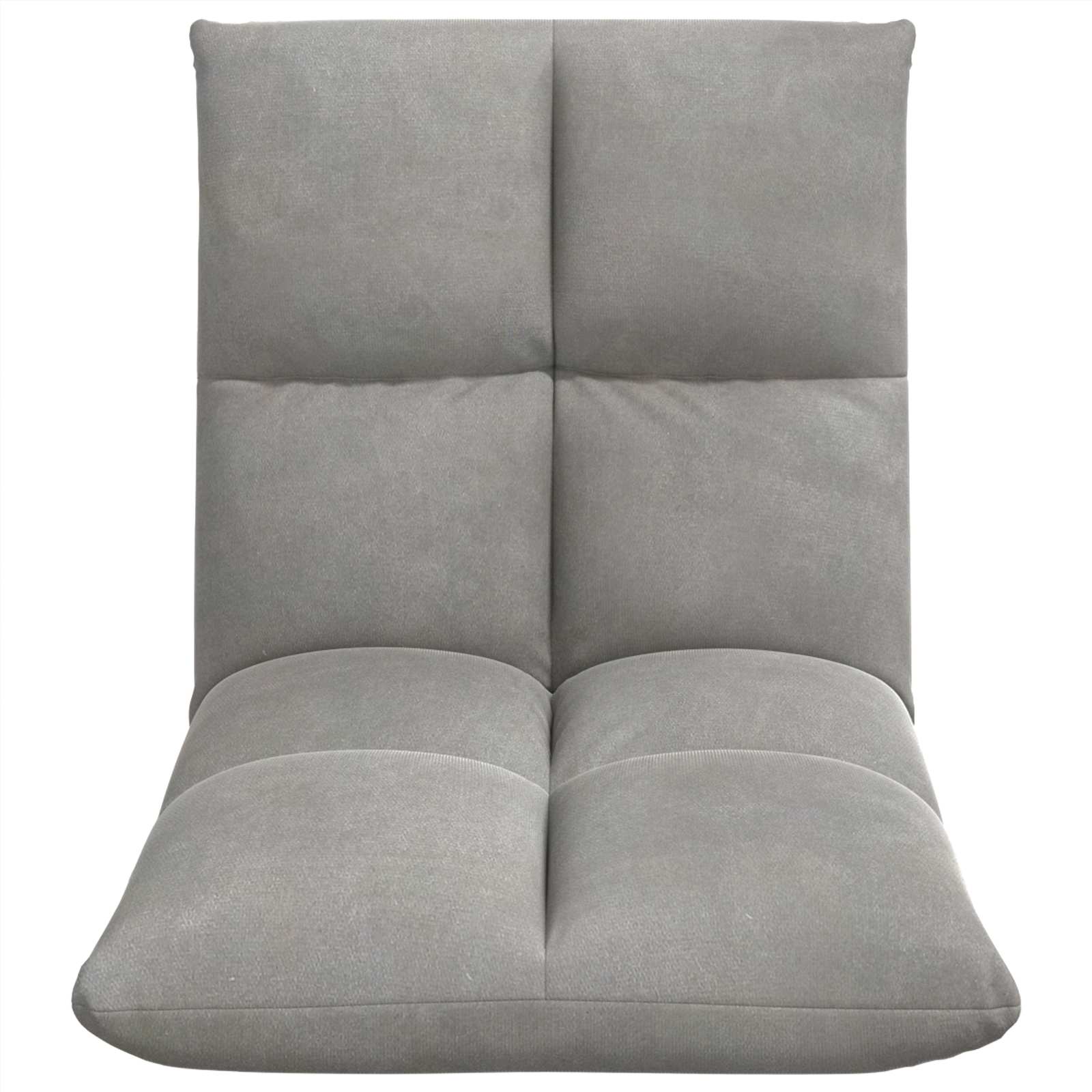 vidaXL Vloerstoel Donkergrijs 50 x 61 x 57 cm Fluweel