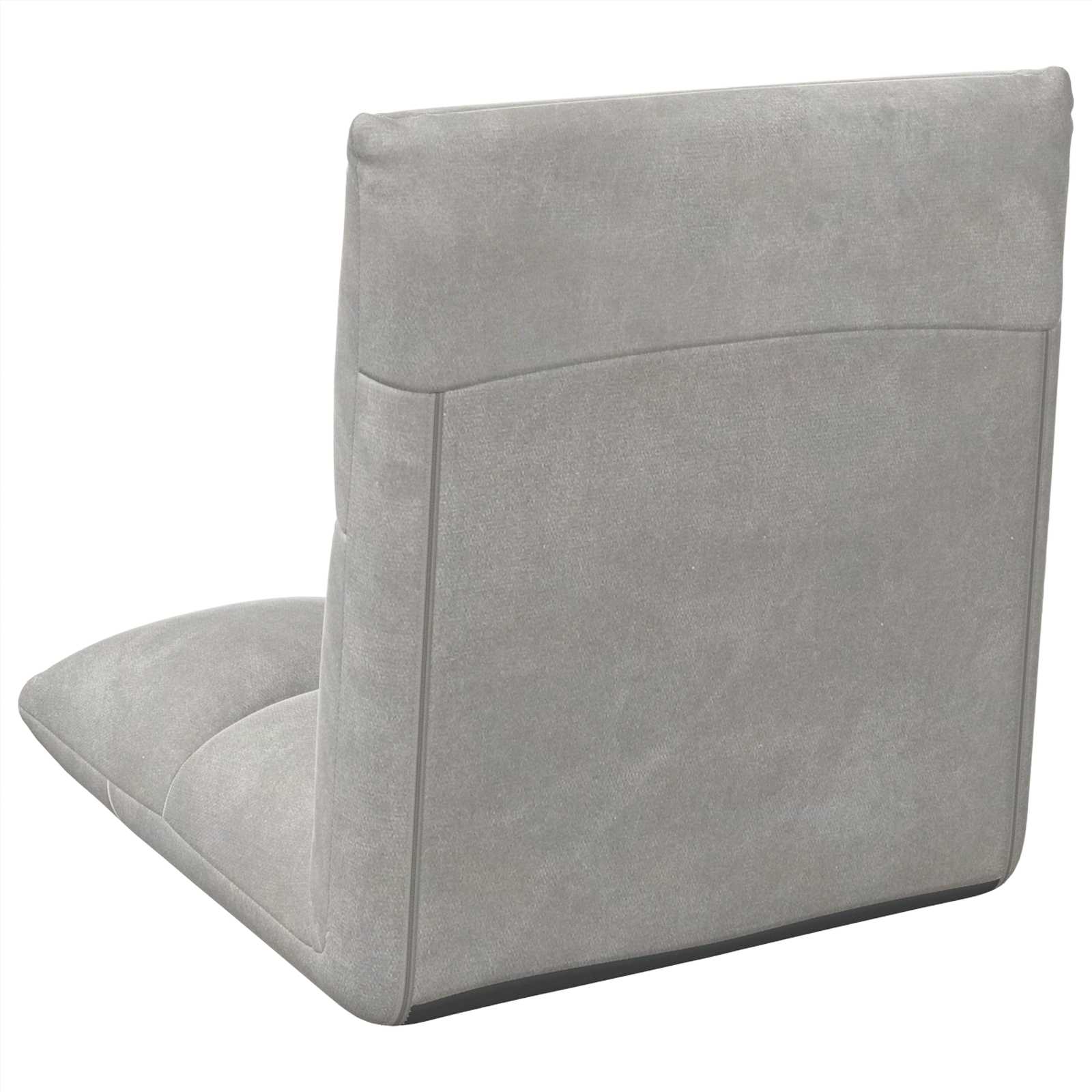 vidaXL Vloerstoel Donkergrijs 50 x 61 x 57 cm Fluweel