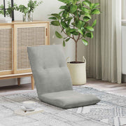 vidaXL Vloerstoel Lichtgrijs 46 x 50 x 61 cm Fluweel