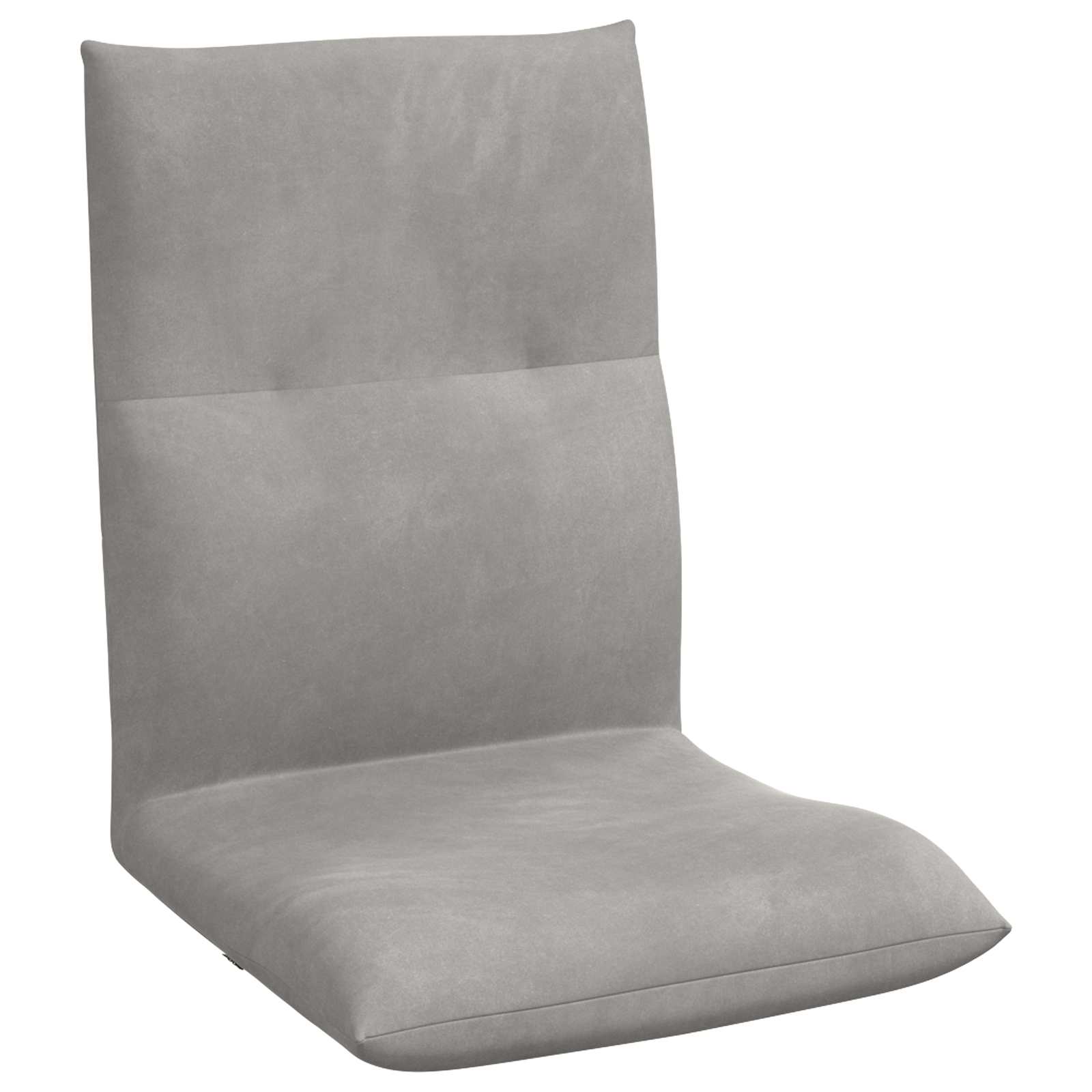 vidaXL Vloerstoel Lichtgrijs 46 x 50 x 61 cm Fluweel