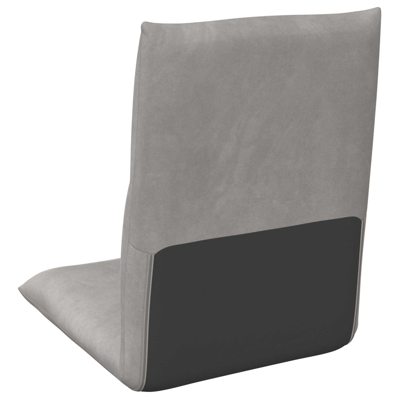 vidaXL Vloerstoel Lichtgrijs 46 x 50 x 61 cm Fluweel