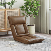 vidaXL Vloerstoel Bruin 55 x 61 x 70 cm Stof