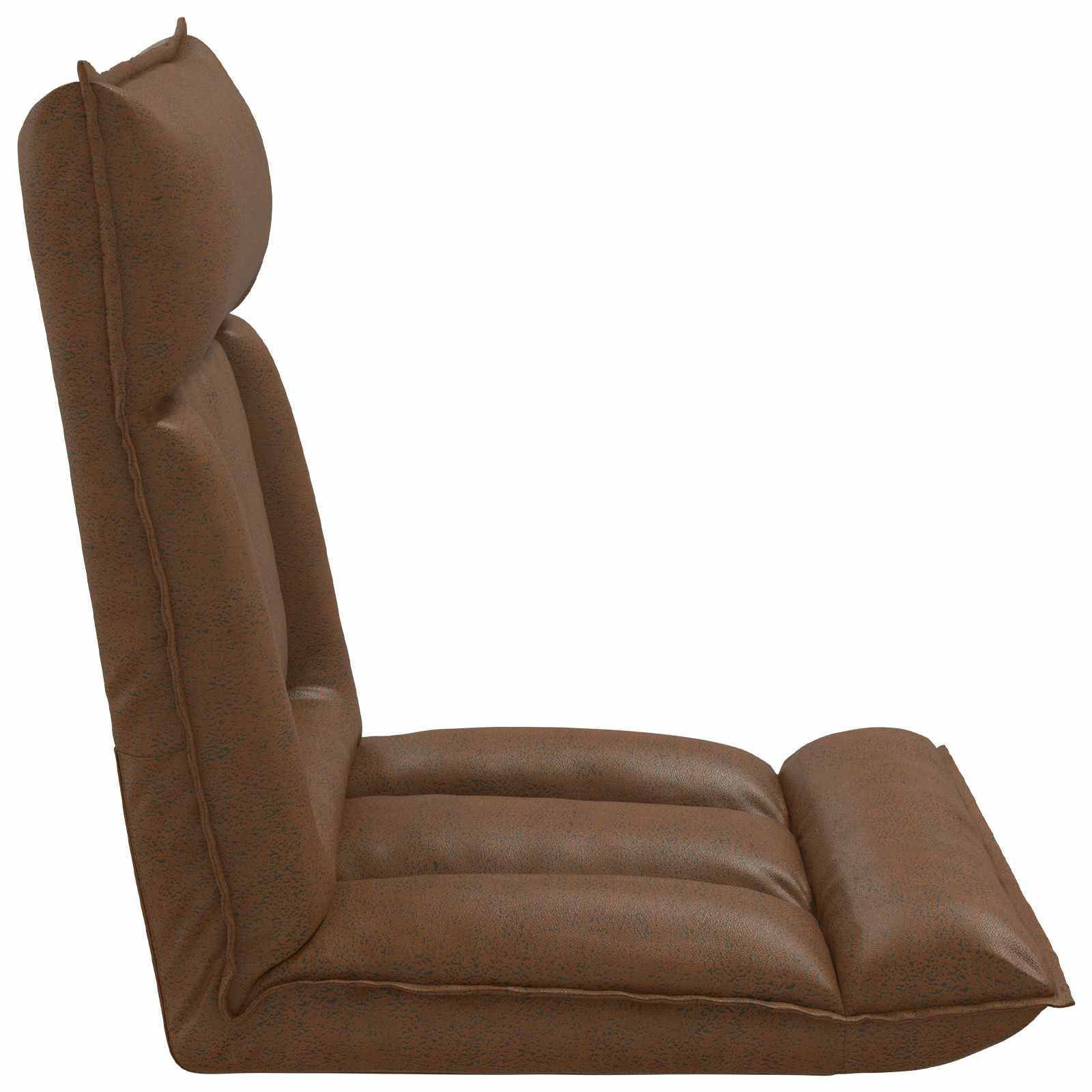 vidaXL Vloerstoel Bruin 55 x 61 x 70 cm Stof