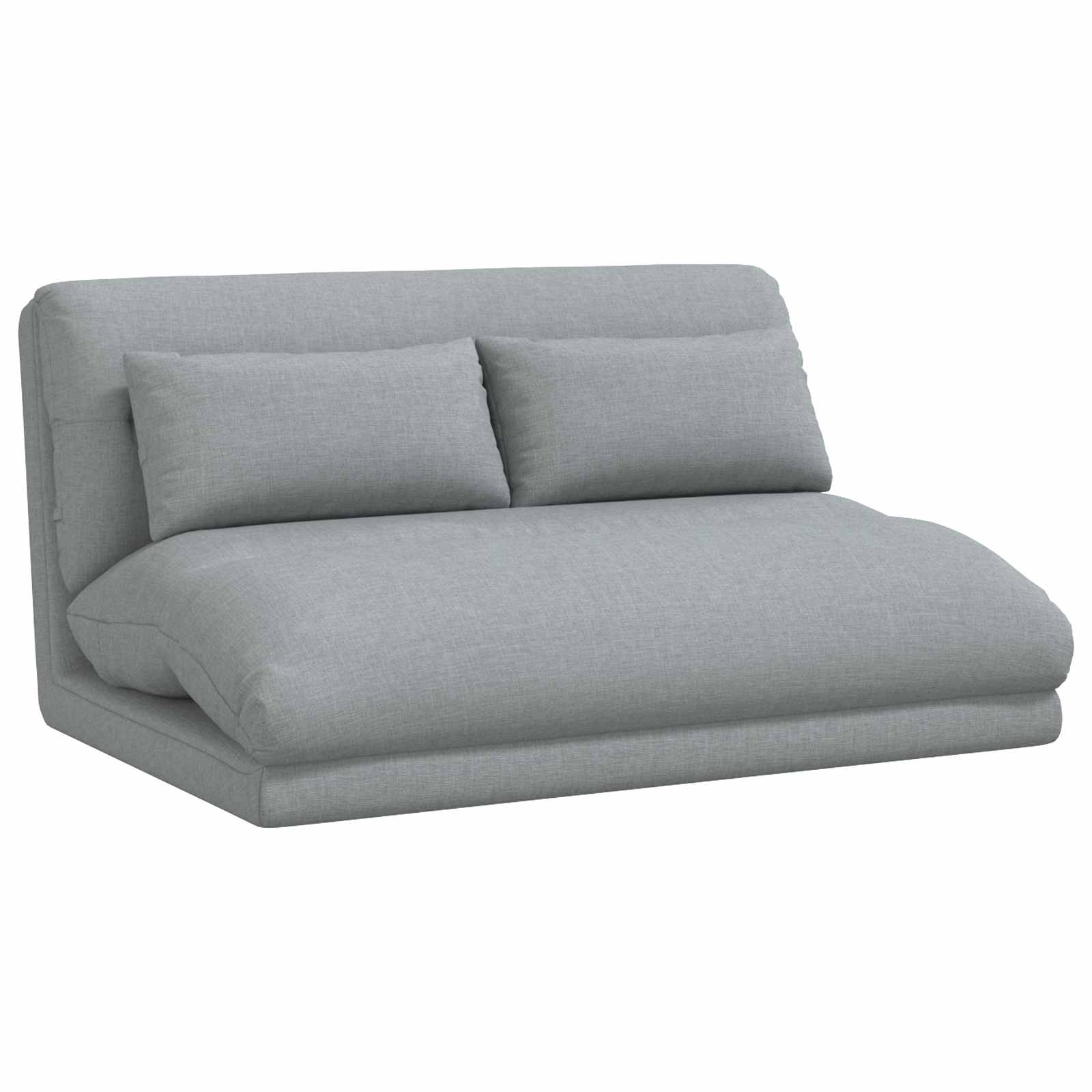 vidaXL Vloerstoel Lichtgrijs 110 x 82 x 55 cm Stof