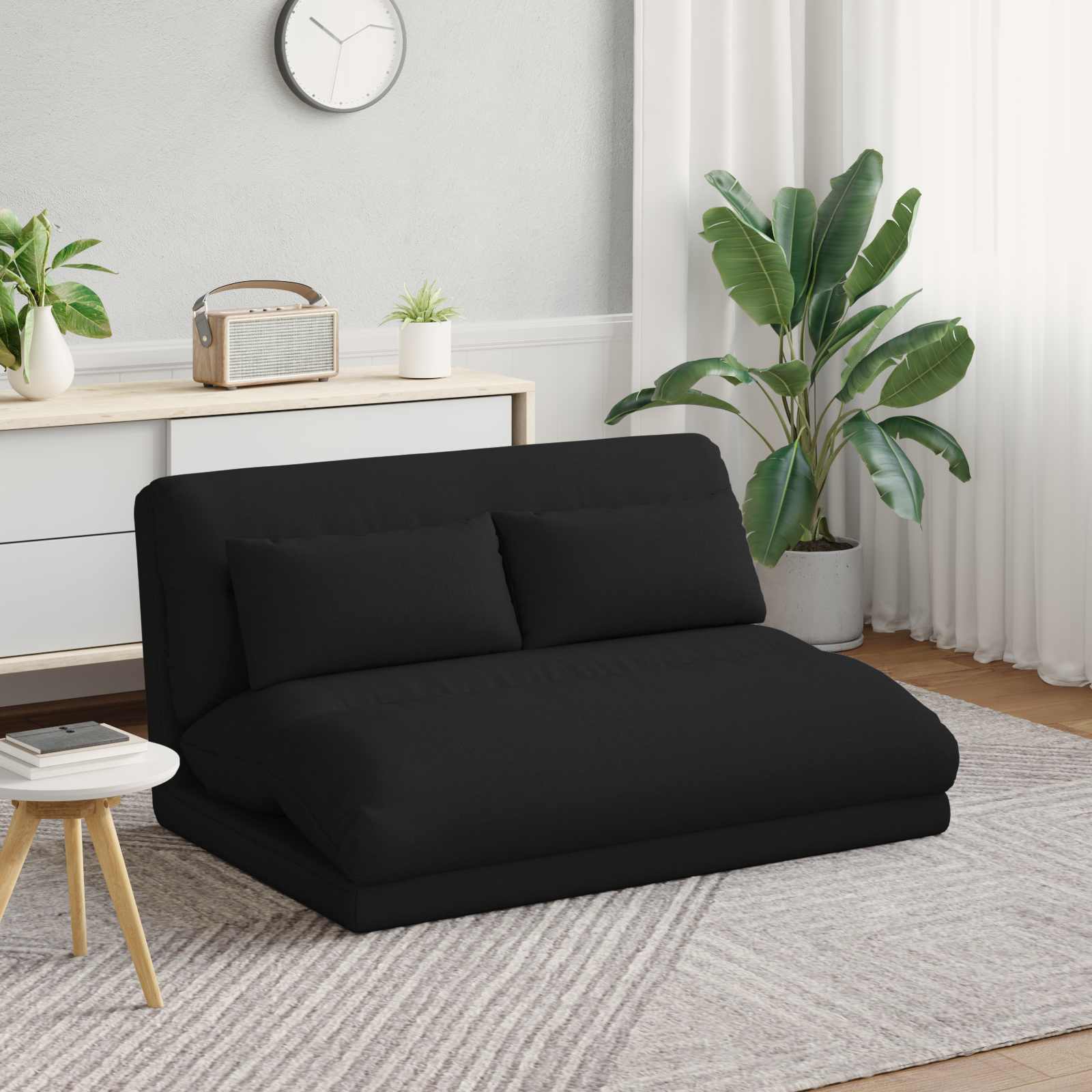 vidaXL Vloerstoel Lichtgrijs 110 x 82 x 55 cm Stof